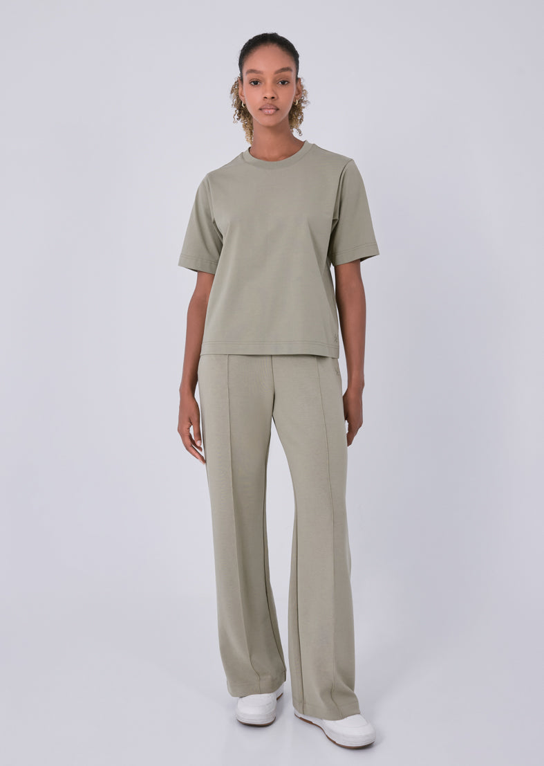 Abby Stone Relaxed Fit T-Shirt for Women - Soft & Comfortable Casual Tee for Everyday Wear, Lounge, and Outings