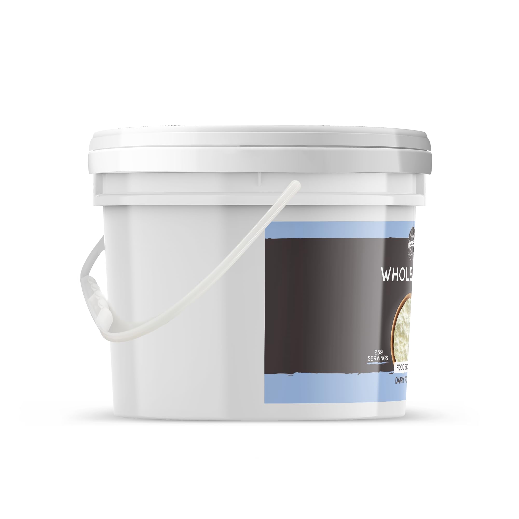 Birch & Meadow 1 Gallon Whole Milk Powder - Light Sweet Taste, Non-GMO, Rich in Calcium & Vitamin D | Perfect for Baking, Coffee Creamer, Camping & Emergency Food Storage