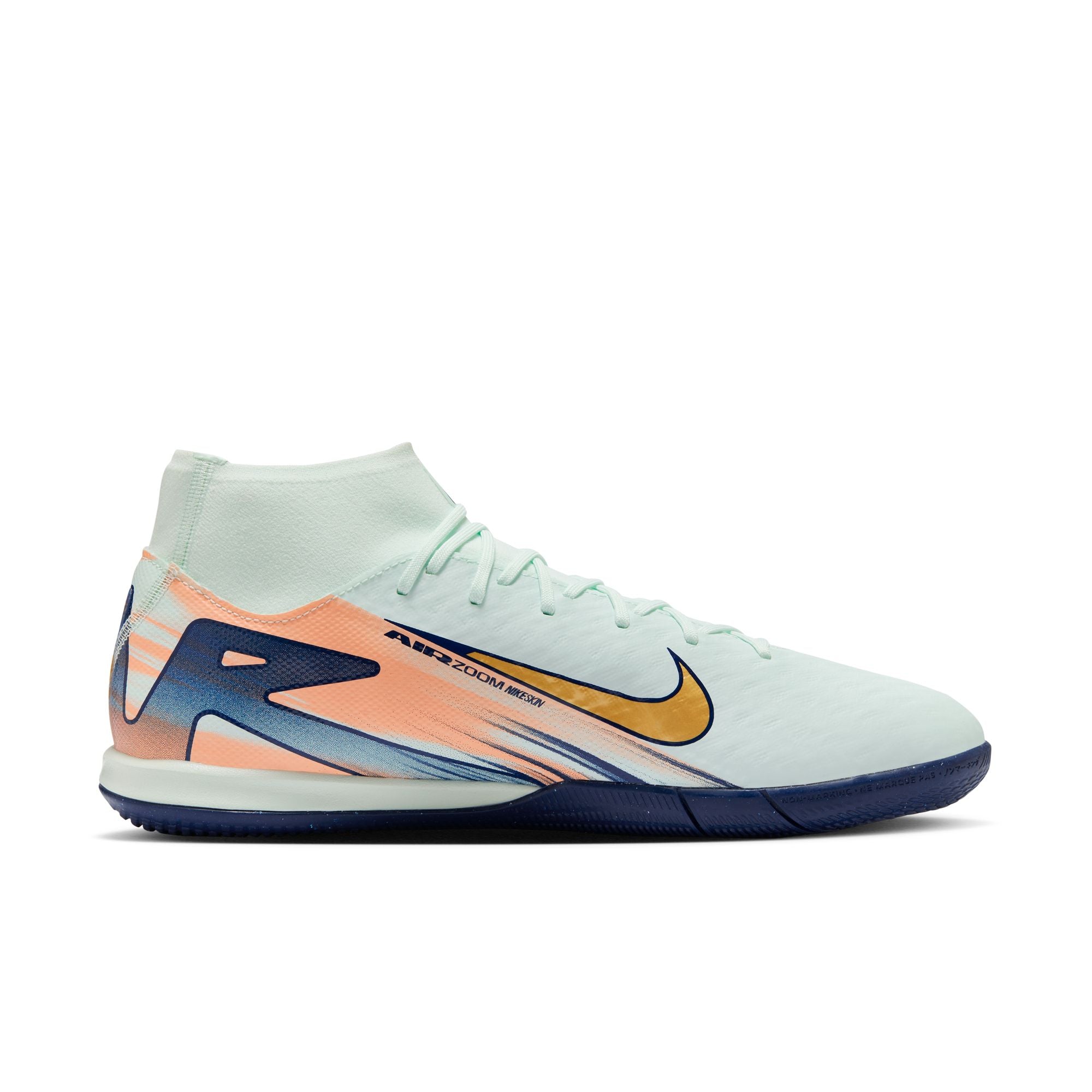 Nike Mercurial Superfly 10 Academy IC Indoor Soccer Shoes for Men - Lightweight Football Cleats in Barely Green | Perfect for Indoor Training, Futsal & Gym Sessions