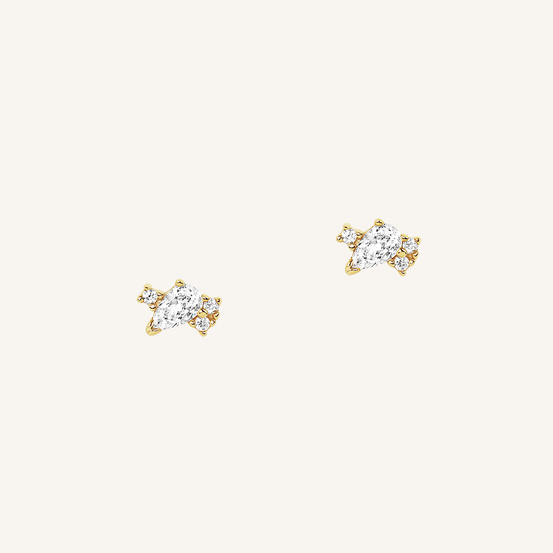 Dazzle Studs Earrings for Women - Sparkling Cubic Zirconia Studs for Everyday Wear | Perfect for Work, Parties & Gifts