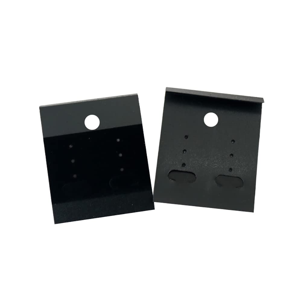 100 Pieces Velvet Earring Display Cards with Back Hooks - Jewelry Holder for Studs & Dangle Earrings - Perfect for Boutique, Craft Shows & Retail Store Organization