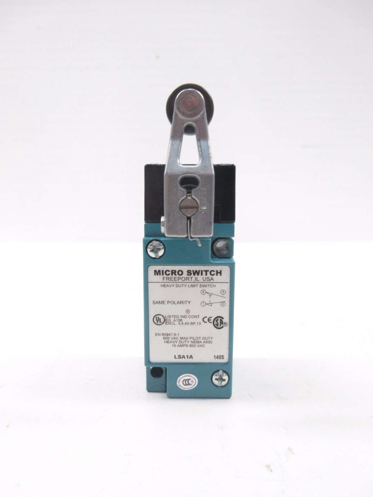 Heavy Duty MICRO Switch LSA1A Limit Switch 600V AC 10A AMP D525630 - Perfect for Industrial Machinery and Electrical Control Systems