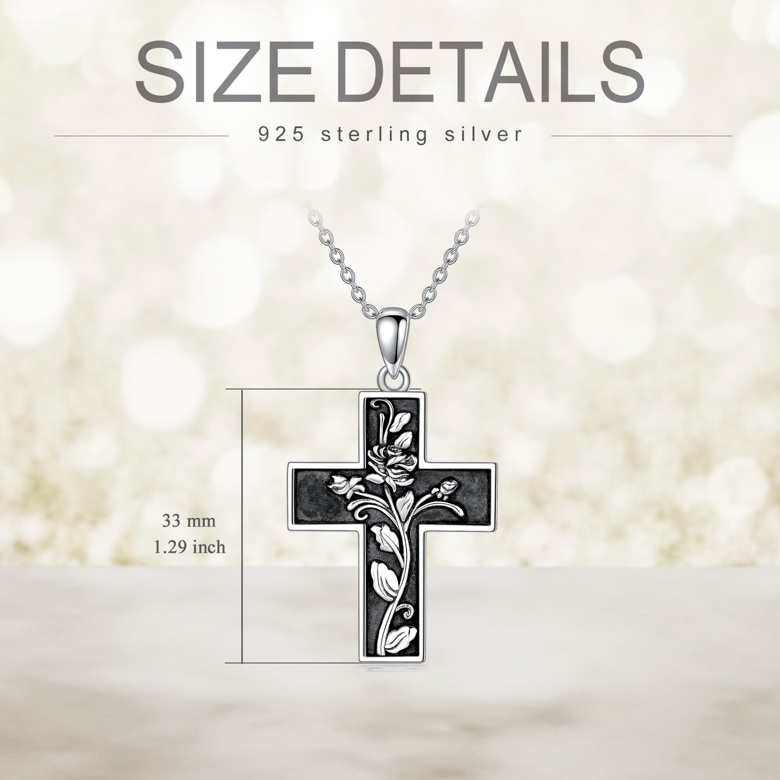 Sterling Silver Sunflower Necklace for Women - Elegant Floral Pendant Jewelry Gift for Mom, Wife, Daughter | Perfect for Mother's Day, Birthday, Anniversary & Special Occasions