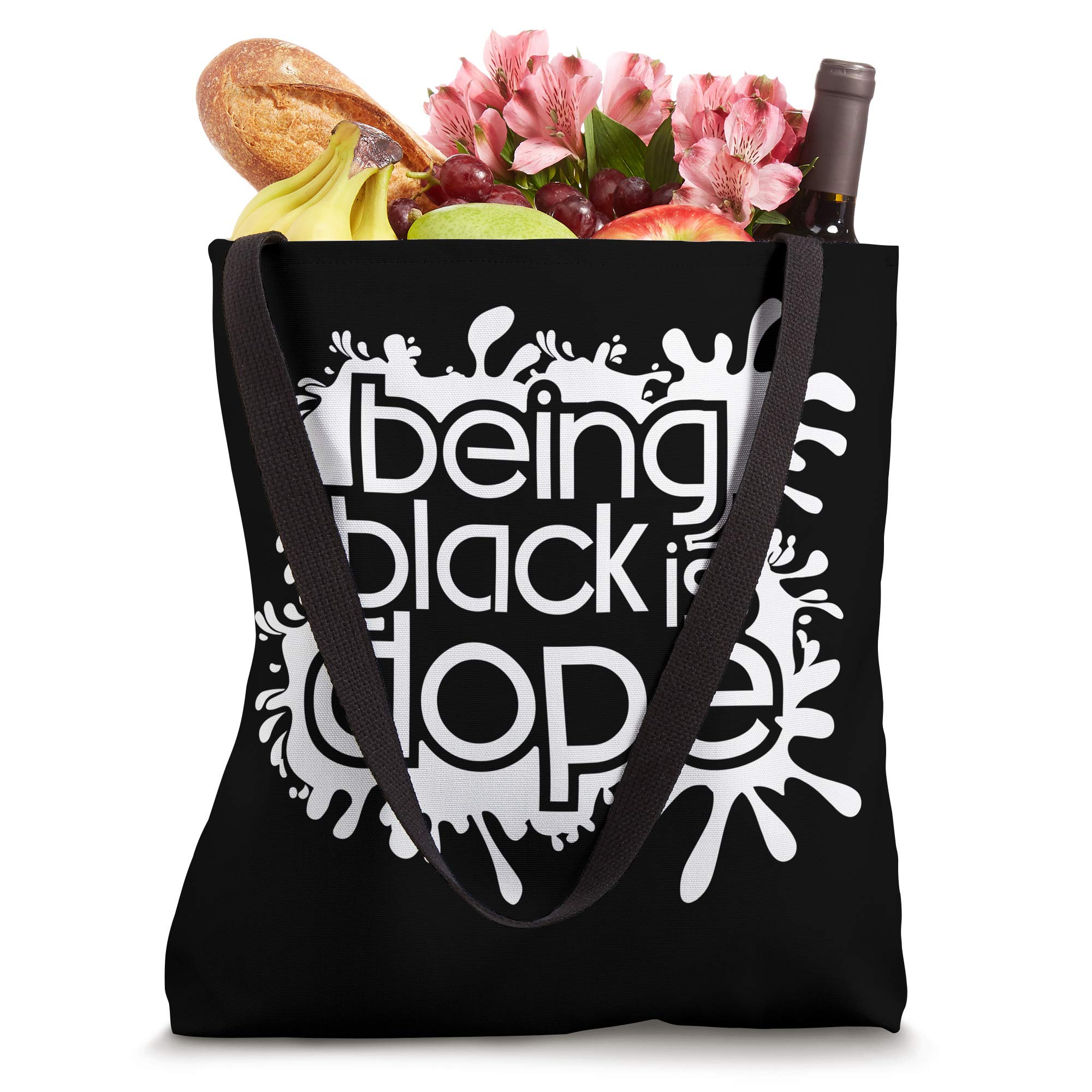 Black Owned Business Melanin Tho Tote Bag - Stylish & Durable Cotton Canvas Shopping Bag for Women | Perfect for Groceries, Beach Trips & Everyday Use
