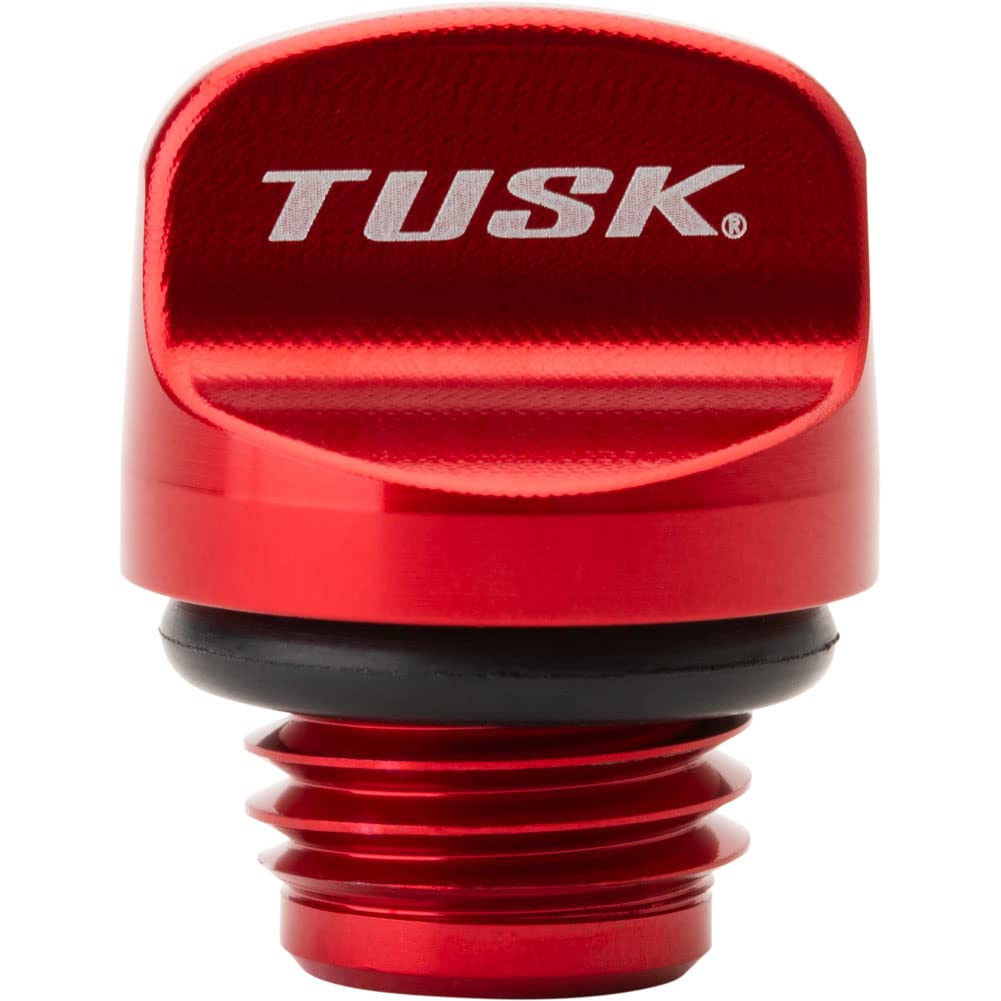 Red Tusk Oil Filler Plug for Honda CRF250R (2018-2025) & CRF450R (2021-2025) - Durable Motorcycle Engine Oil Cap Replacement - Perfect for Off-Road Riding and Maintenance