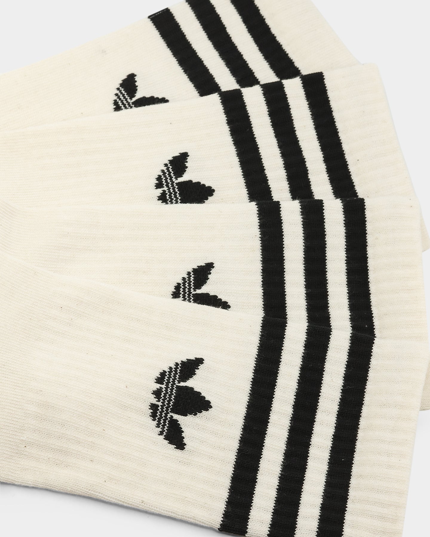 Adidas No Dye Cuff Crew Socks 2 Pairs - White Non-Dyed Cotton Athletic Socks for Men & Women - Perfect for Running, Gym & Casual Wear