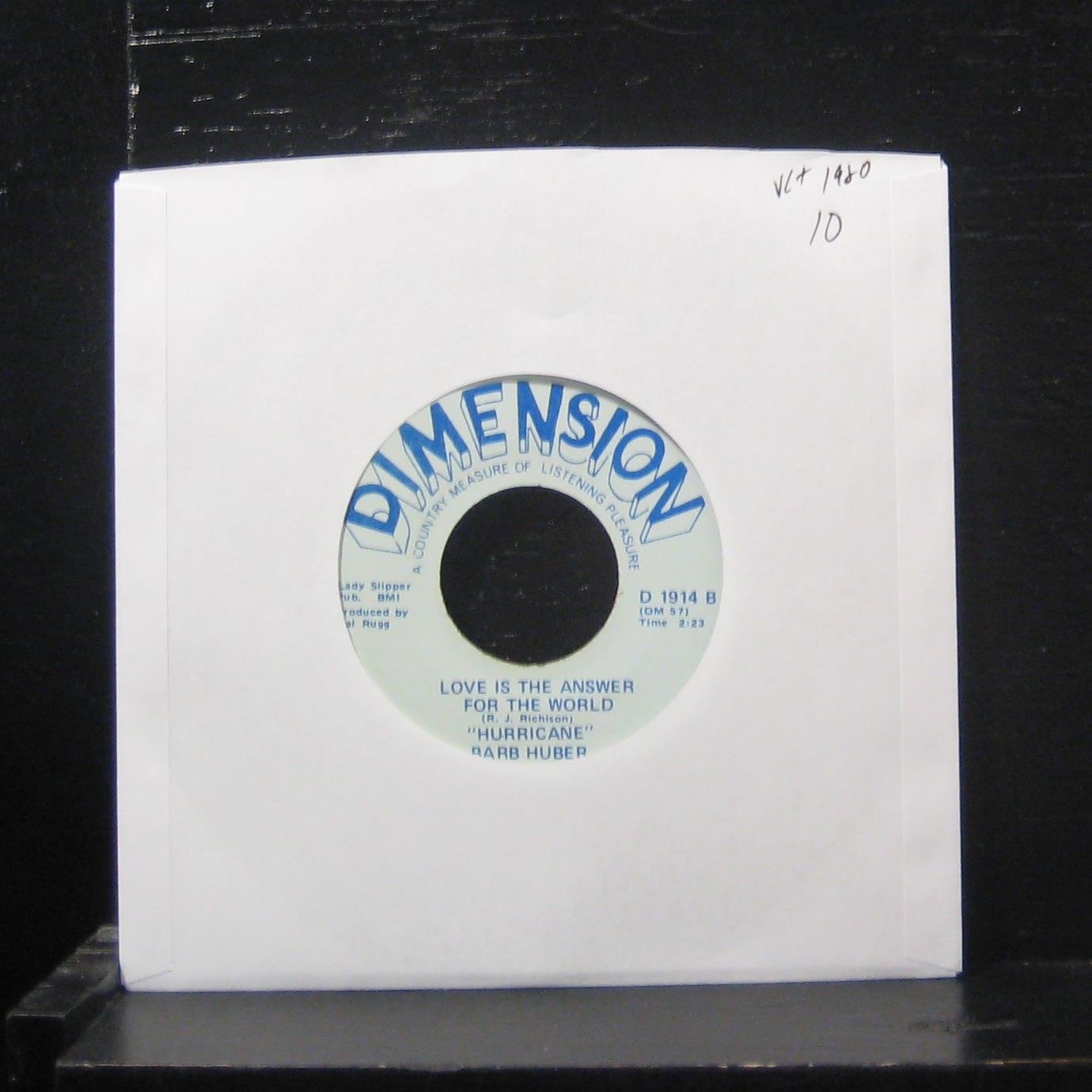 Hurricane Barb Huber - Rags Upon My Shoulder - 7 Inch Vinyl 45 RPM Record - Limited Edition Punk Rock Collectible for Music Lovers & Vinyl Enthusiasts