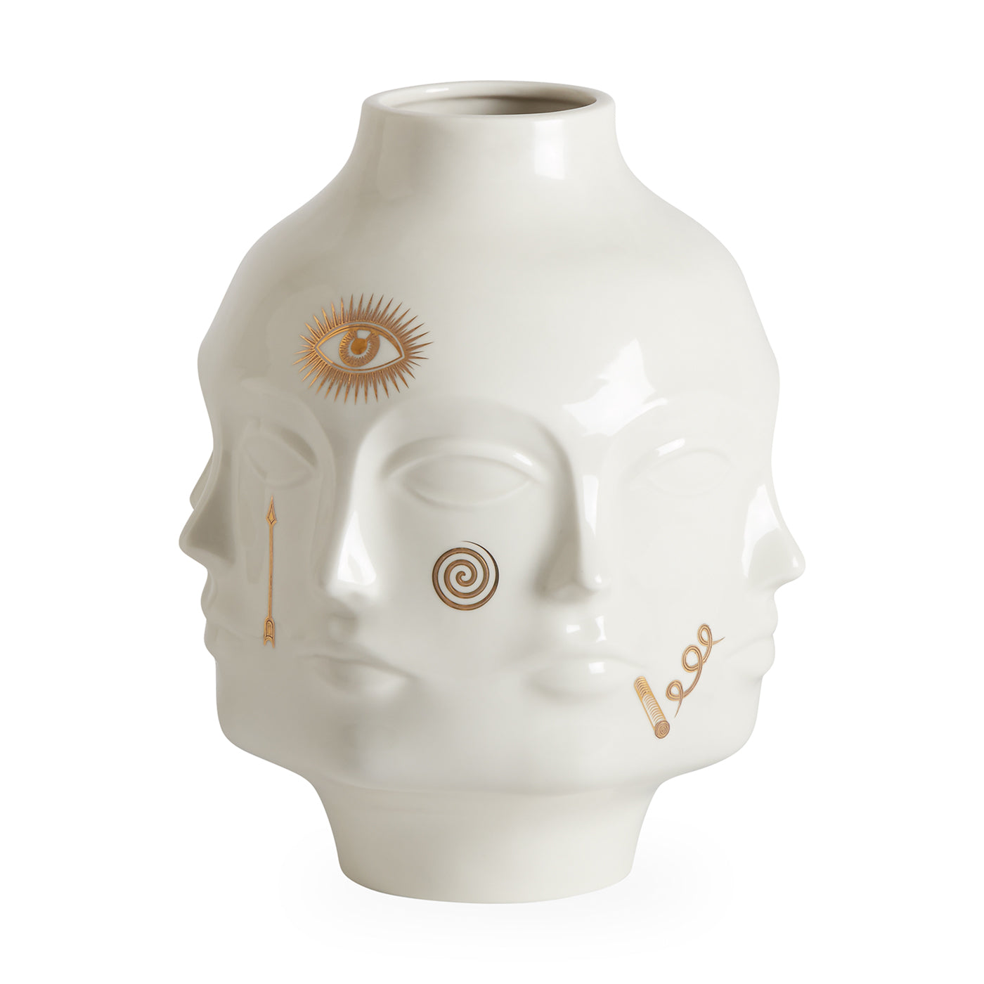 Gilded Dora Maar Large Vase - Elegant Home Decor for Living Room, Dining Table & Luxury Interior Design