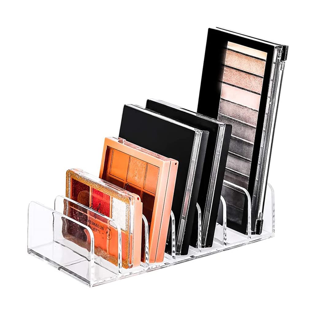 Clear Acrylic Makeup Organizer Tray - Eyeshadow Palette & Accessories Storage for Bathroom Sink, Vanity, Closet, Drawer - Perfect for Sunglasses & Wallets Organization (Home & Travel Use)