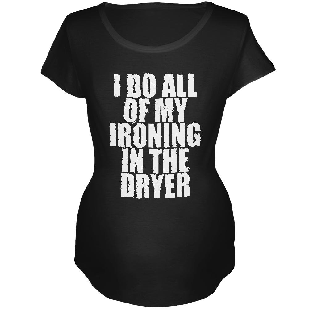 Black Maternity Soft T-Shirt for Women - Comfortable & Wrinkle-Resistant Small Size - Perfect for Pregnancy, Nursing & Everyday Wear