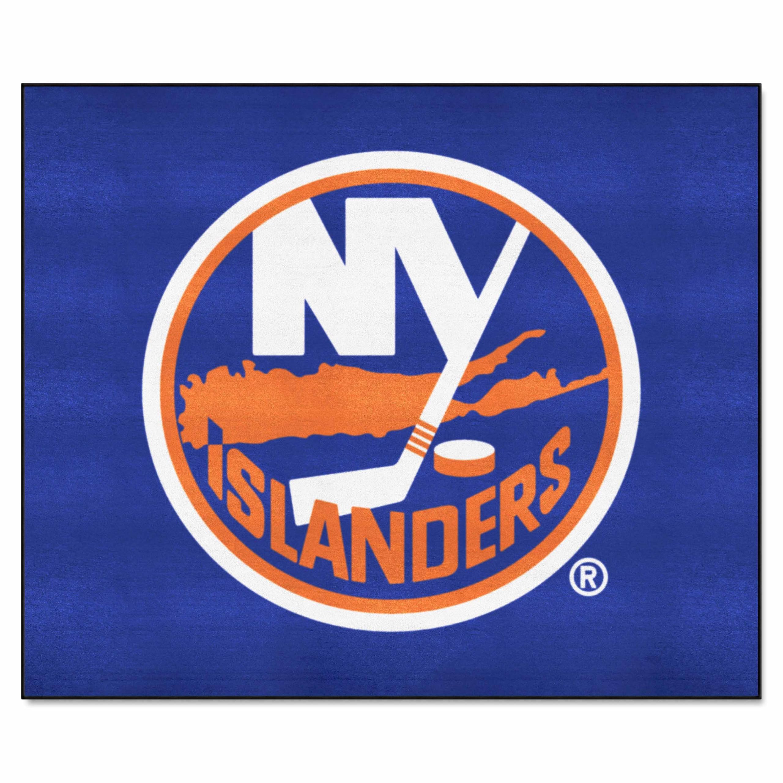 New York Islanders Tailgater Rug 5ft x 6ft - NHL Team Fan Decor Rug, Durable Outdoor Mat for Tailgating, Game Room & Man Cave Decor - Perfect for Sports Parties, Home Decor & Football Gatherings