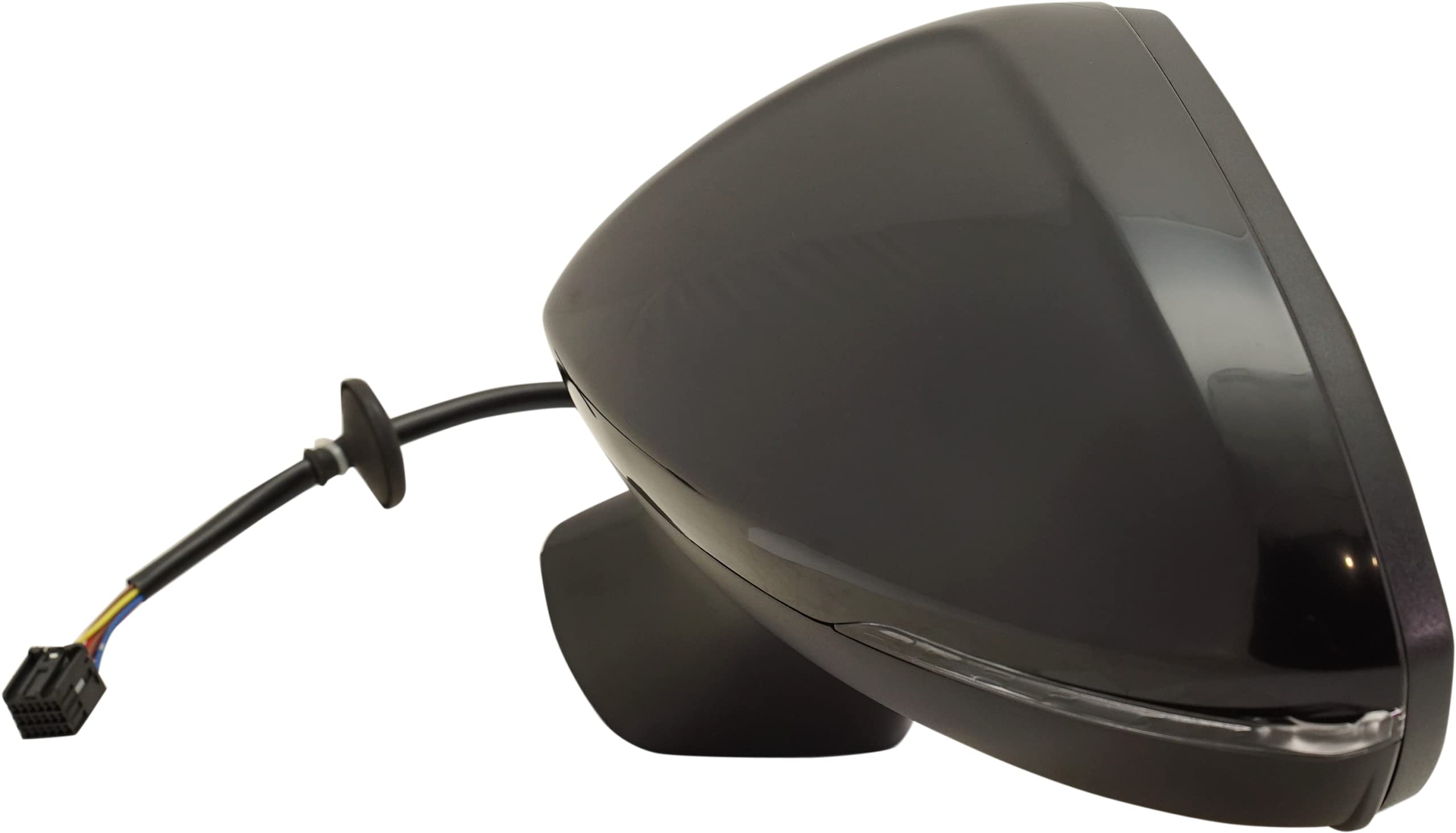 Heated Power Side Mirror with Signal Light & Blind Spot Monitor for 2016-2019 Chevrolet Cruze - Manual Fold, Paintable - Perfect for Winter Driving & Enhanced Safety