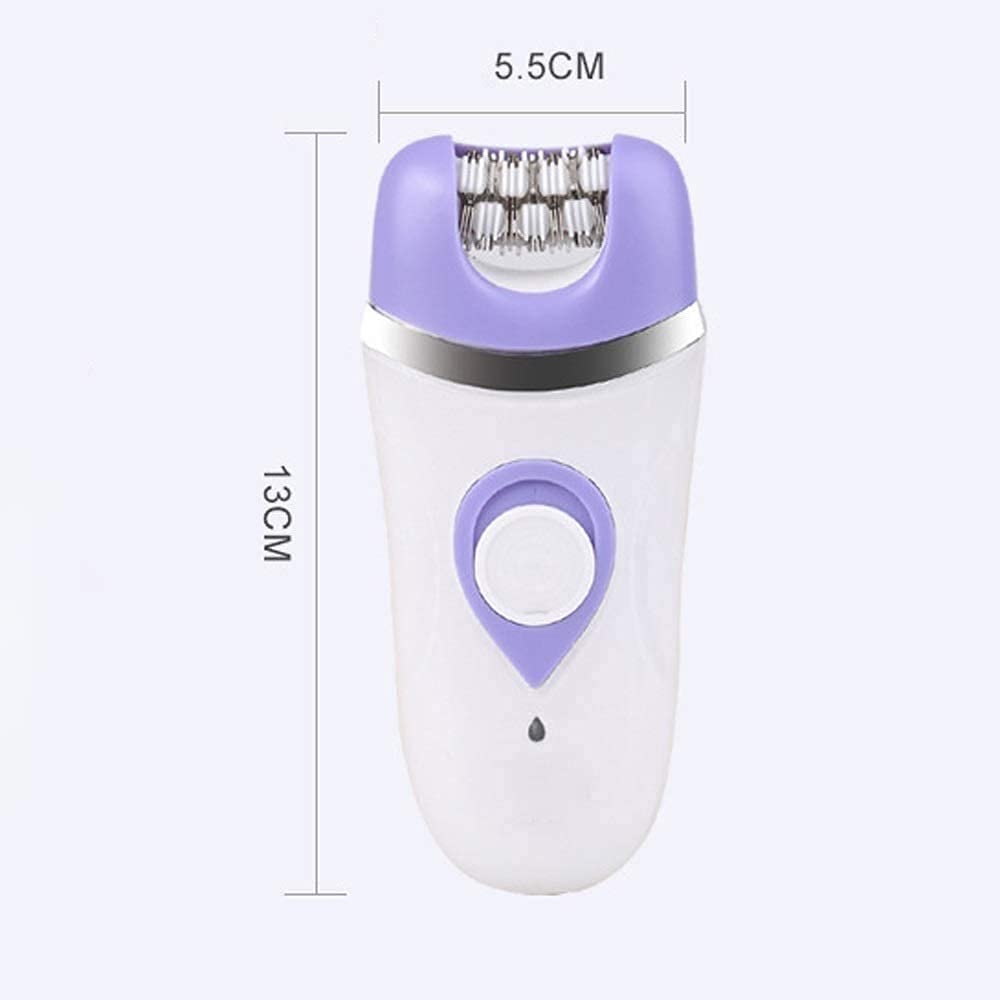 Best Epilator for Women - Facial & Bikini Hair Removal, Wet & Dry Cordless Shaver with 3 Attachments - Precise Hair Remover for Smooth Skin | At-Home Grooming & Travel Use