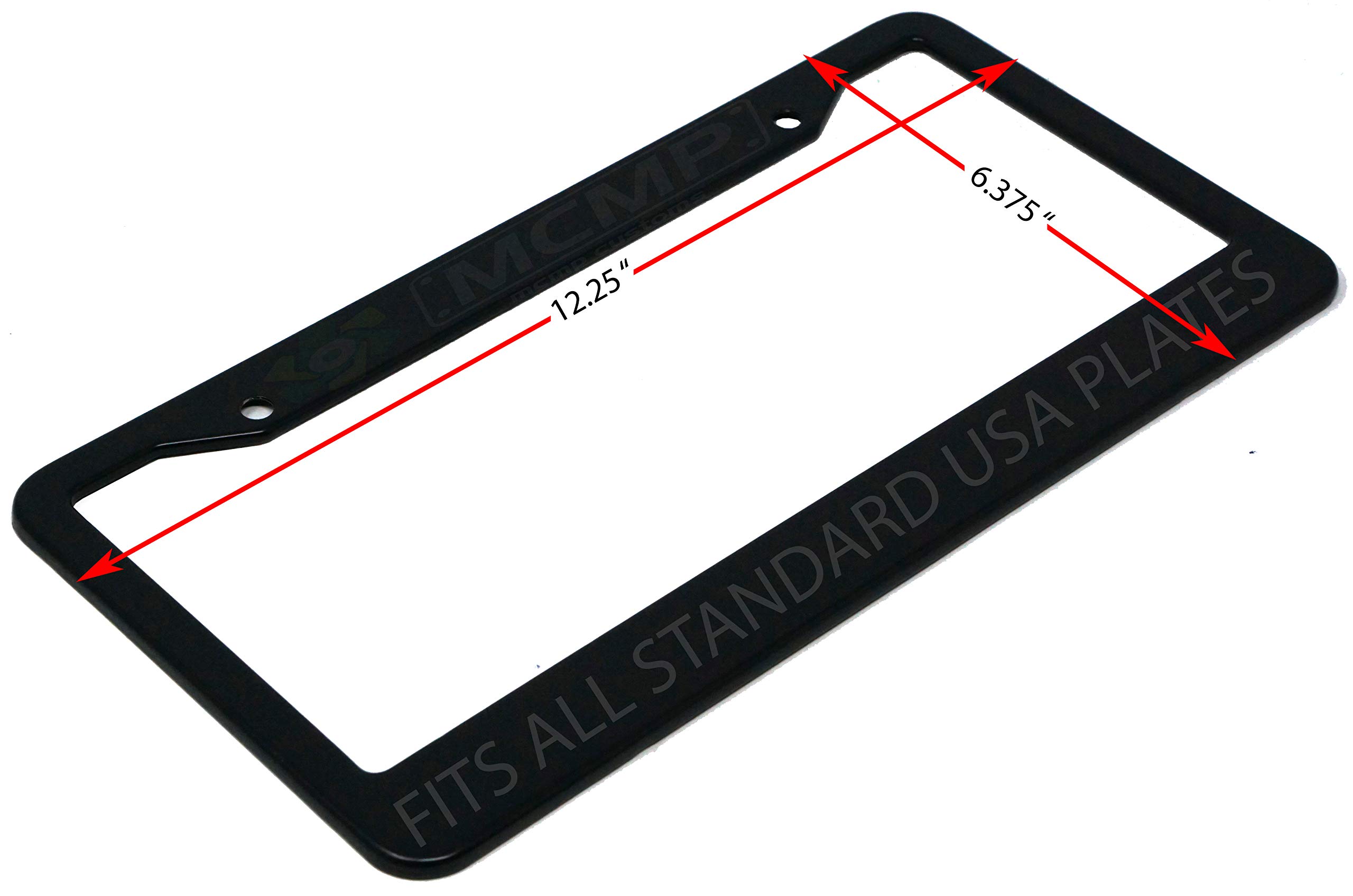 MCMP Not Today Aluminum License Plate Frame - Durable & Stylish Car Accessory for Trucks, SUVs & Vehicles - Perfect for Personalization & Customization