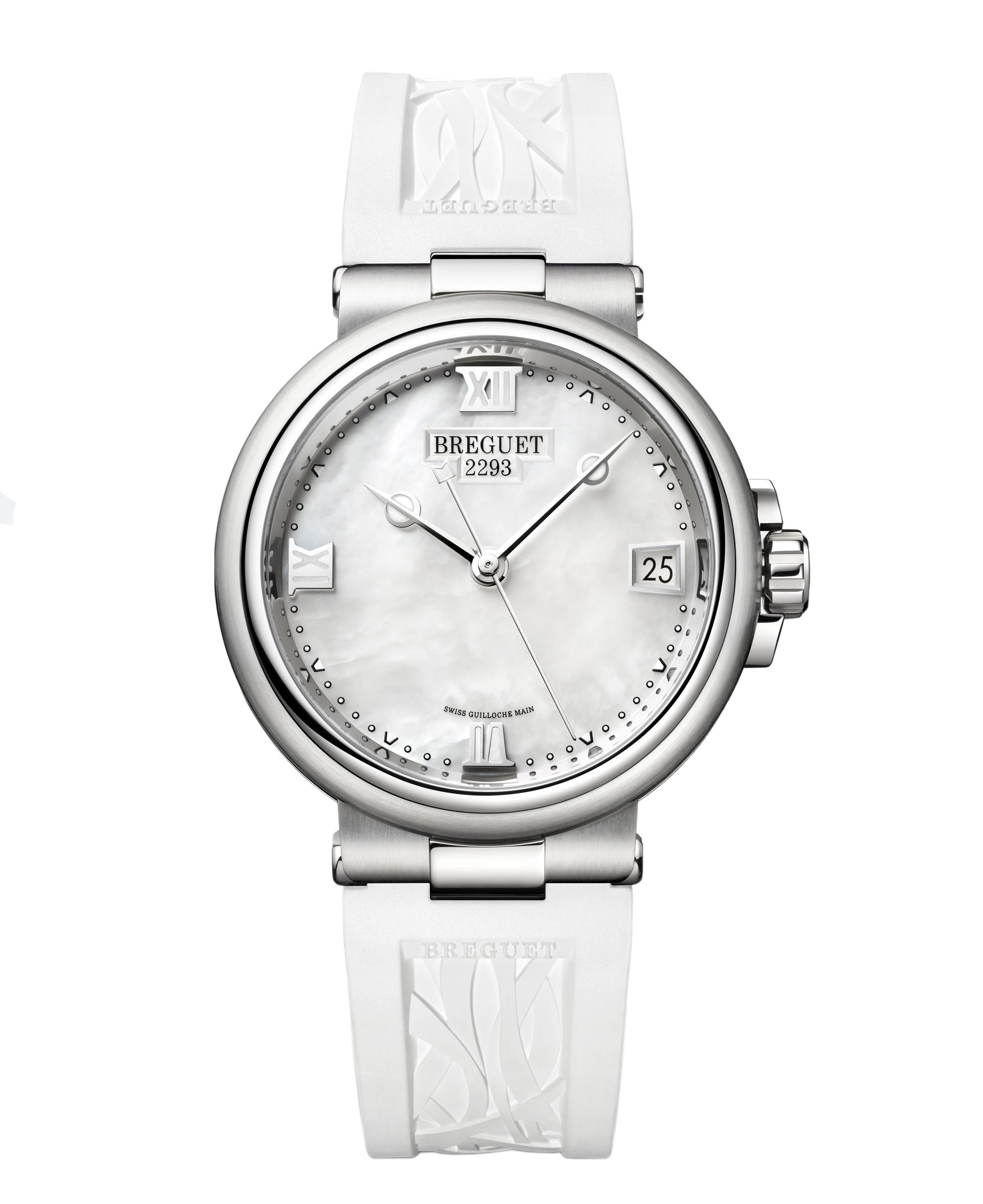 Breguet Marine Dame 9517 Women's Luxury Watch - 18K Rose Gold & Stainless Steel Automatic Timepiece for Business, Gala & Special Occasions