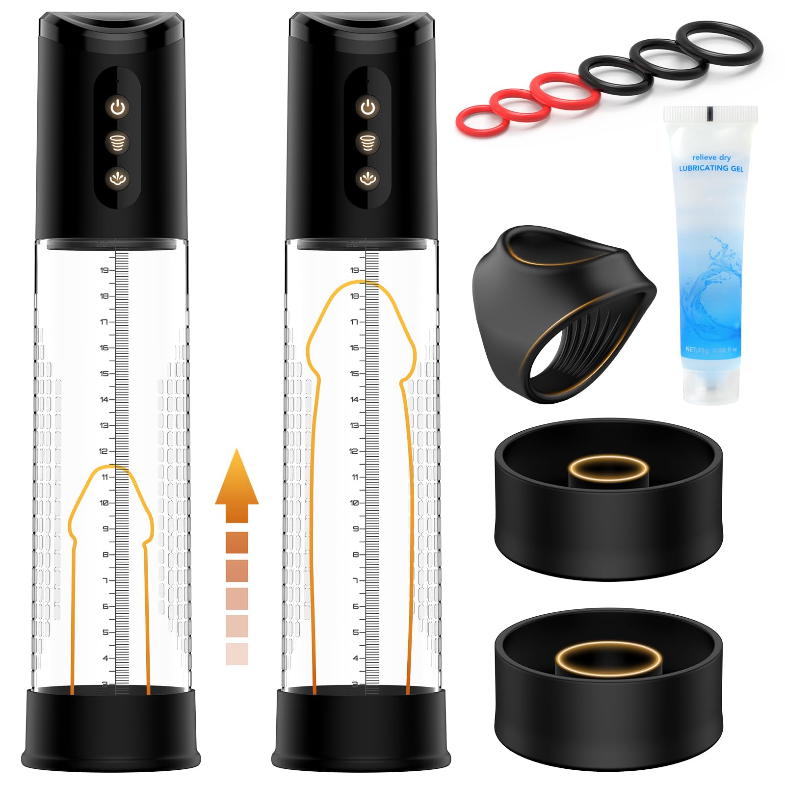 Electric Penis Vacuum Pump for Men - Automatic Suction Male Enhancement Device with Multiple Modes, Stronger & Bigger Penis Stimulator for Couples & Solo Play - Perfect for Adult Intimacy & Personal Pleasure