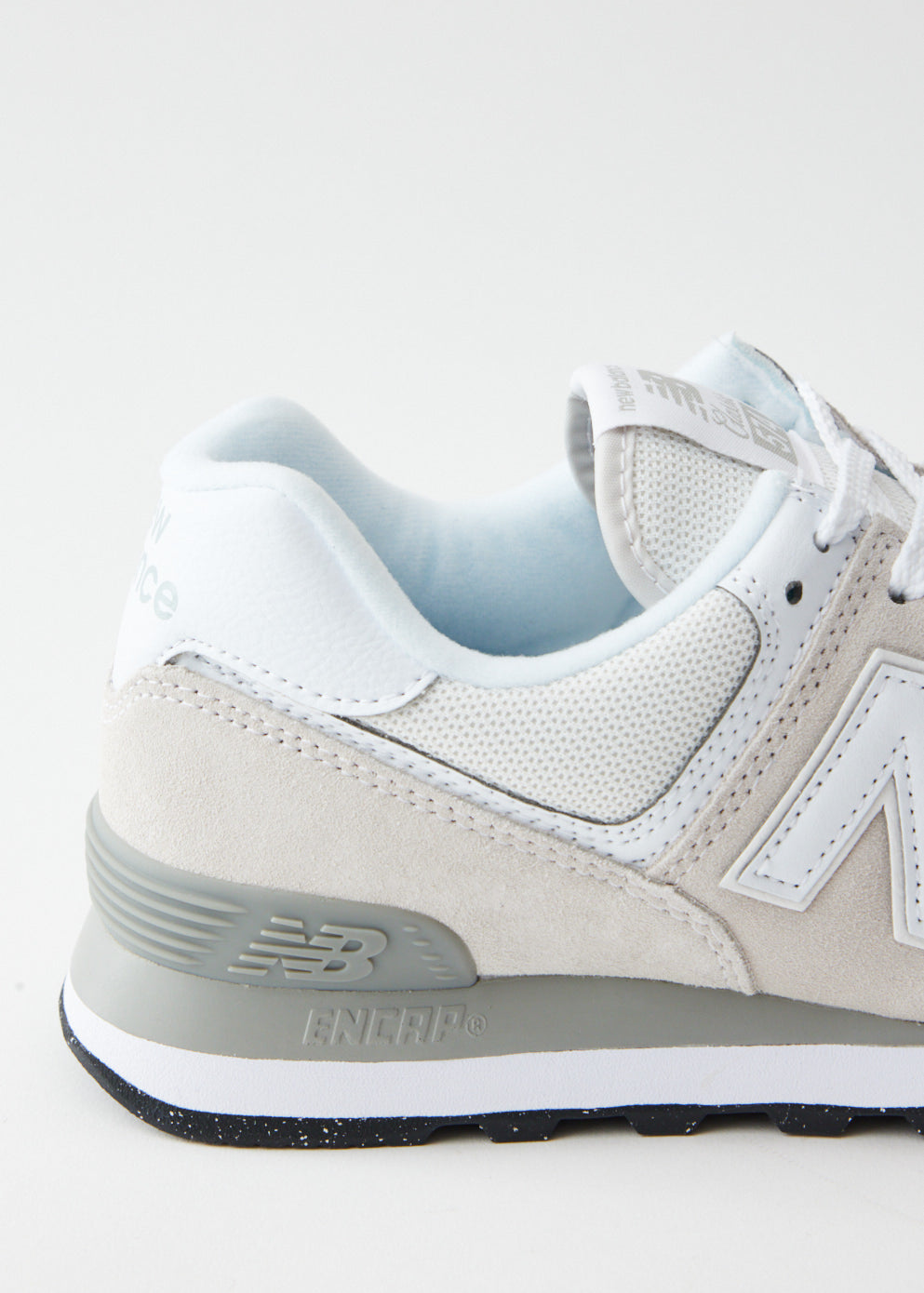 New Balance WL574EVW Grey Running Shoes for Men - Lightweight Comfortable Sneakers for Jogging, Gym & Casual Wear