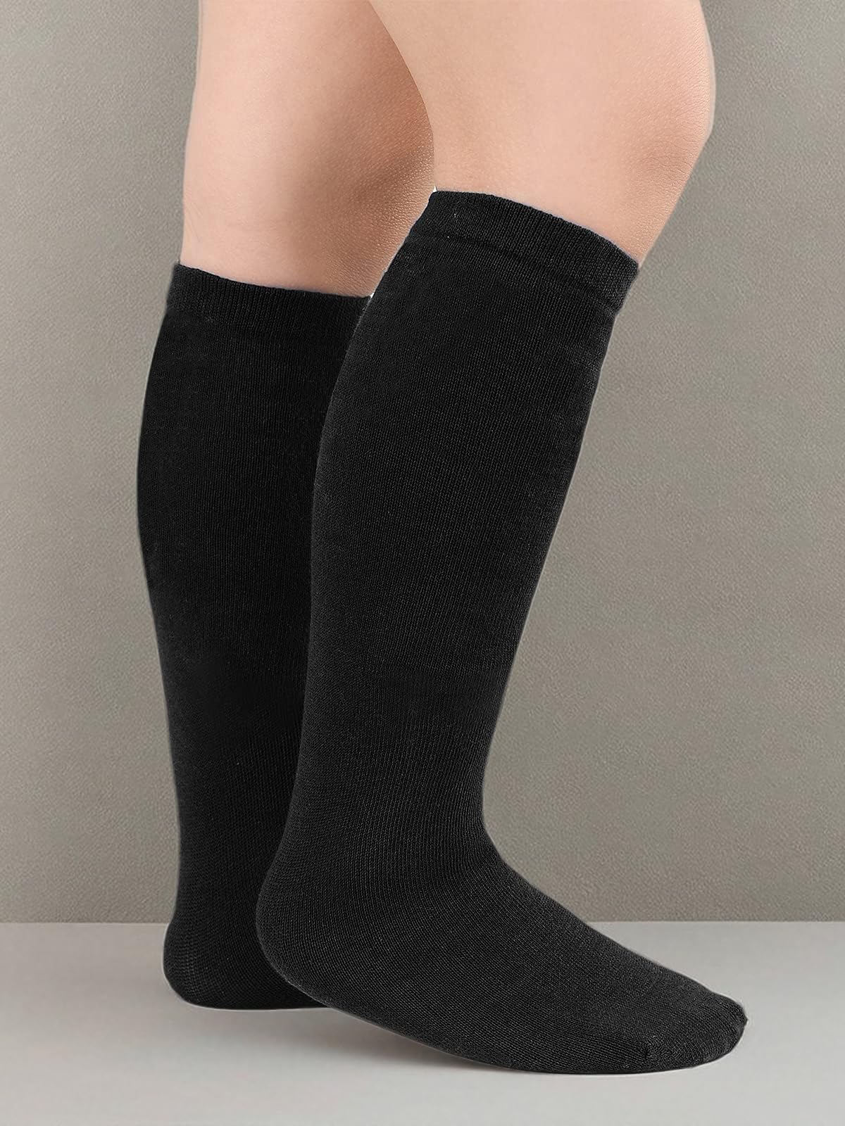 Century Star Kids Soccer Socks - Knee High Sports Socks for Boys & Girls, Youth Baseball Socks with Stripes, Toddler Athletic Tube Socks - Perfect for Soccer, Baseball, and School Uniforms