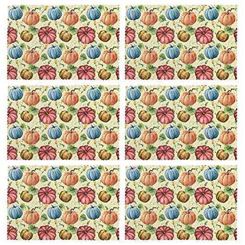 Thanksgiving Pumpkins Multicolor
