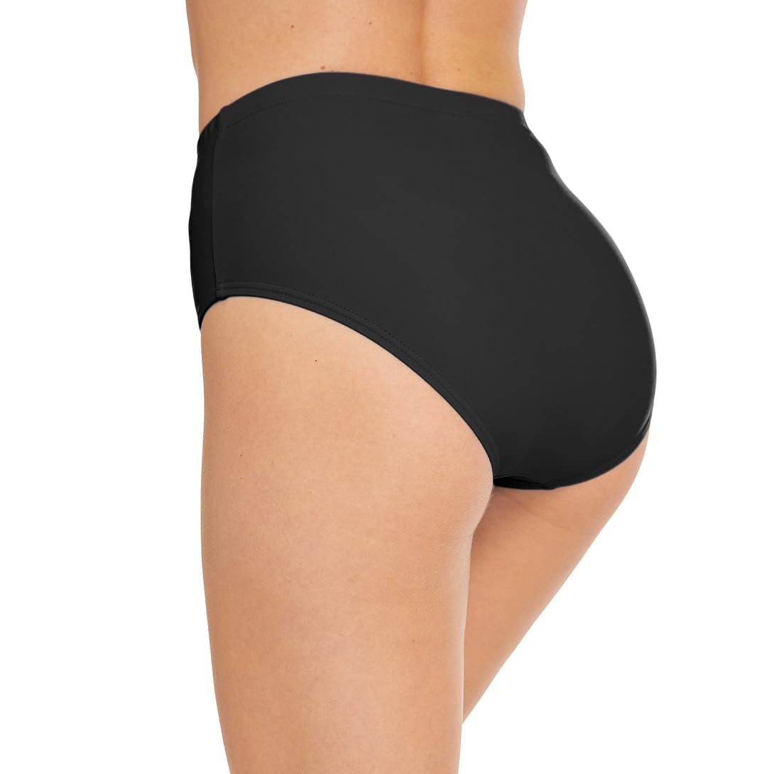 Micosuza High Waist Retro Bikini Bottom - Women's Full Coverage Swimwear for Tankini & Swimsuits | Beach, Pool & Vacation Essentials