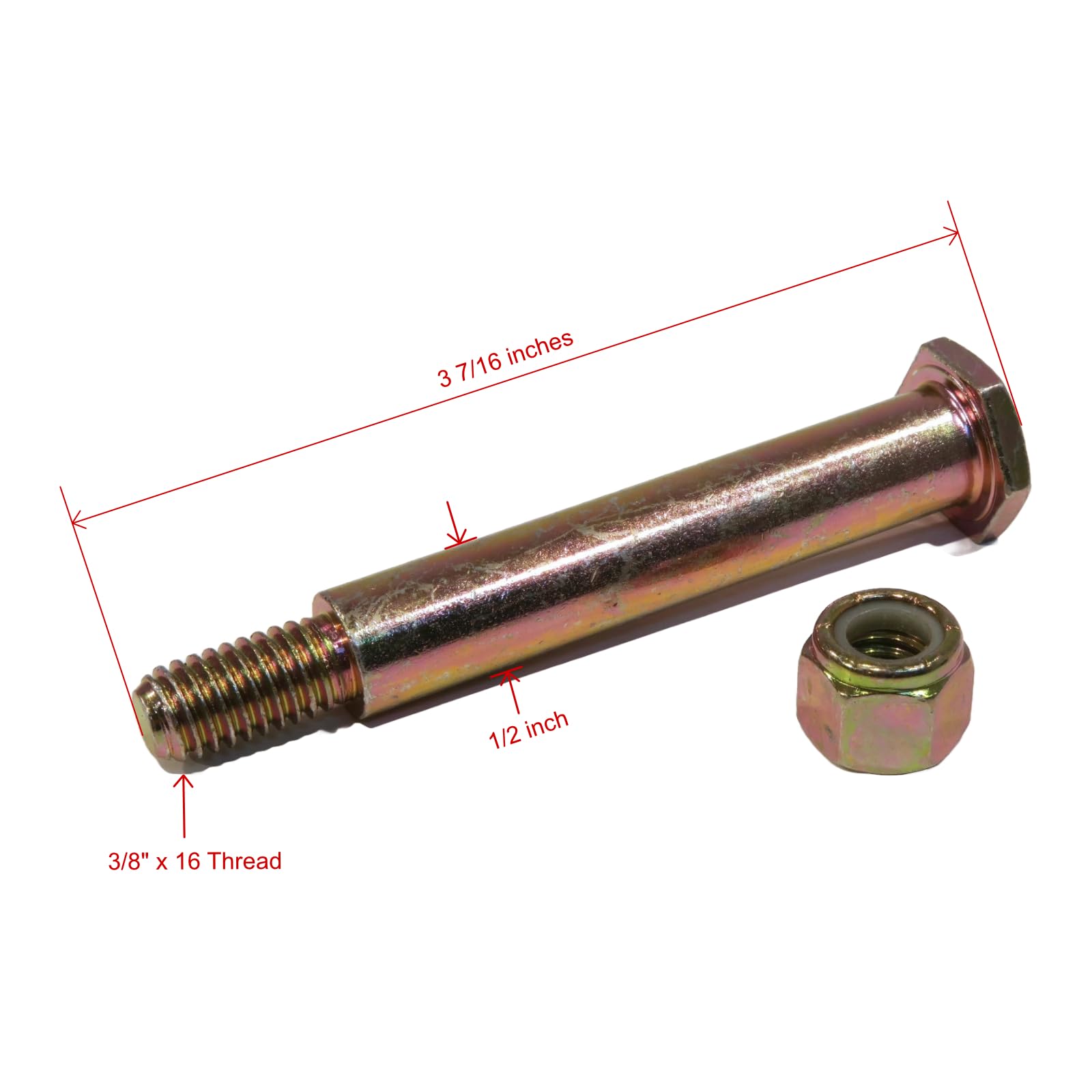 Gravely 03471700 & 03905600, Hustler 31997 Deck Wheels and Bolts Kit (Pack of 2) - Replacement Parts for Lawn Mower Maintenance & Repair - Perfect for DIY Garden Equipment Upgrades