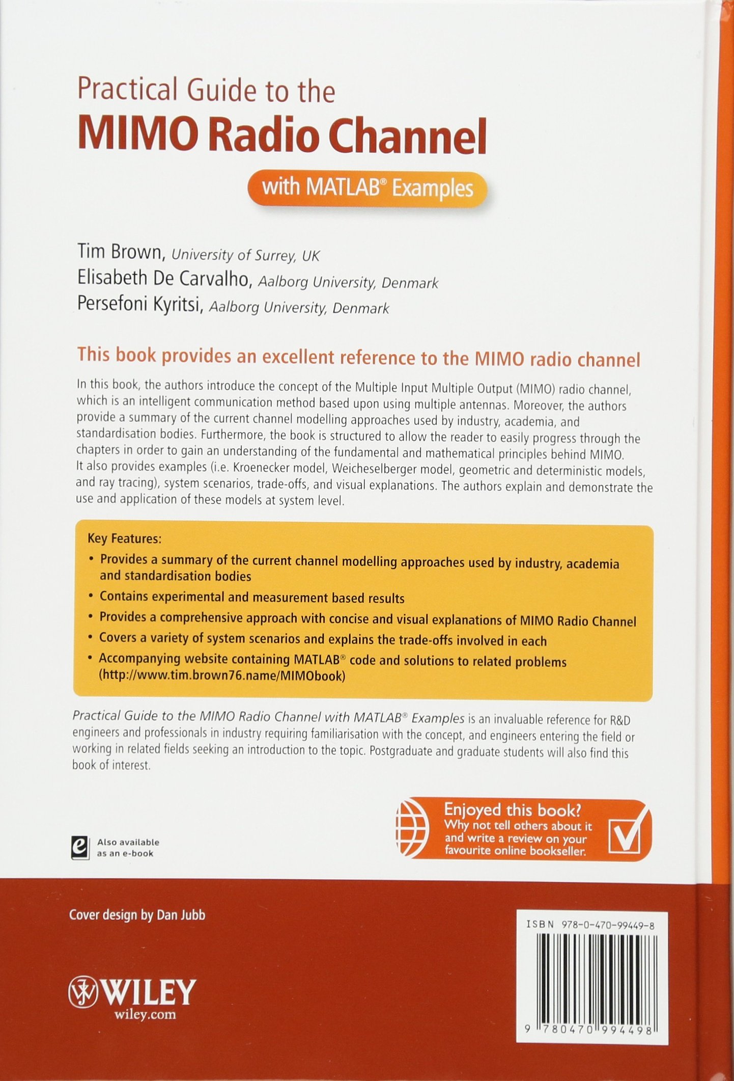 MIMO Radio Channel Practical Guide with MATLAB Examples - Wireless Communication & Signal Processing Applications