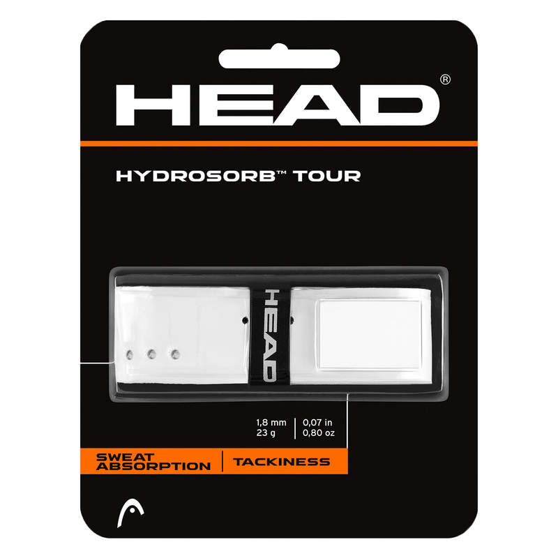 Head Hydrosorb Tour Replacement Tennis Grip - Premium Cushioning for Enhanced Comfort & Control - Ideal for Tennis, Pickleball & Racquet Sports Players