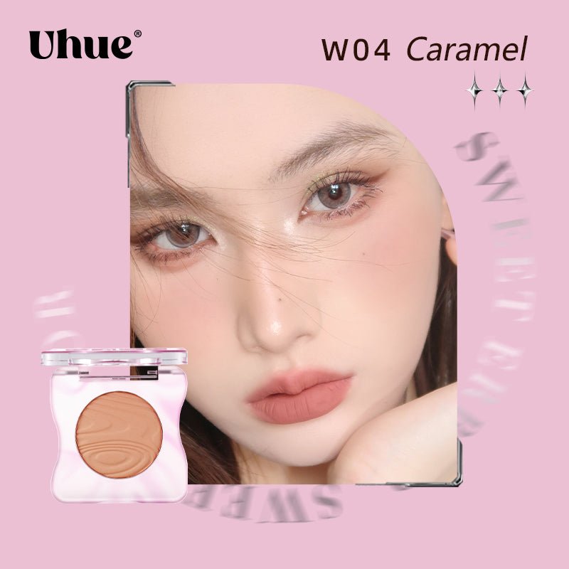 UHUE Paradise Emotion Box Blush - Soft Matte Powder Blush for Cheeks | Long-Lasting Natural Makeup | Perfect for Everyday Wear & Special Occasions