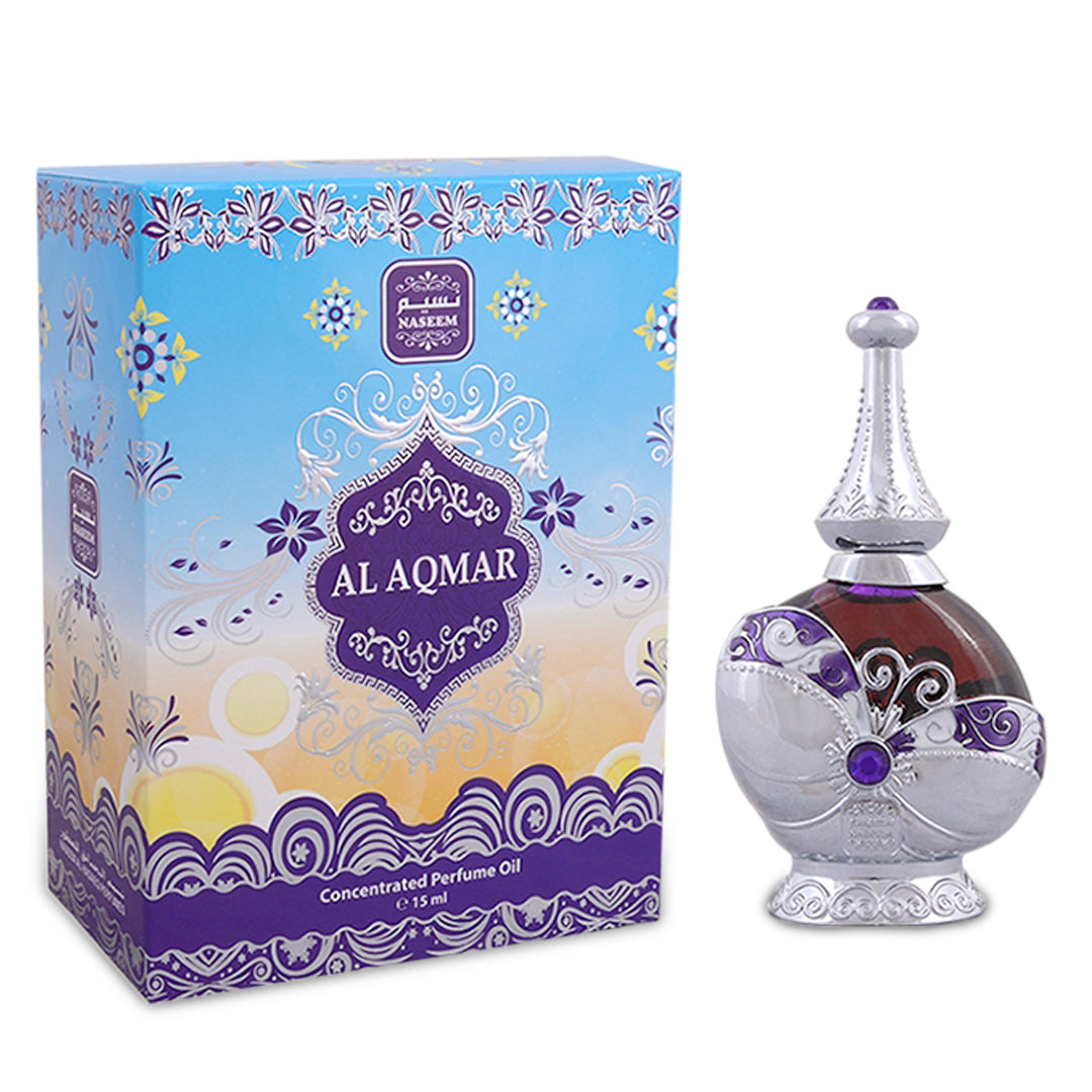 Premium Al Aqmar Attar Perfume Oil - 15ml Bottle for Men & Women | Long-Lasting Arabian Fragrance | Perfect for Daily Wear, Special Occasions & Gift Giving