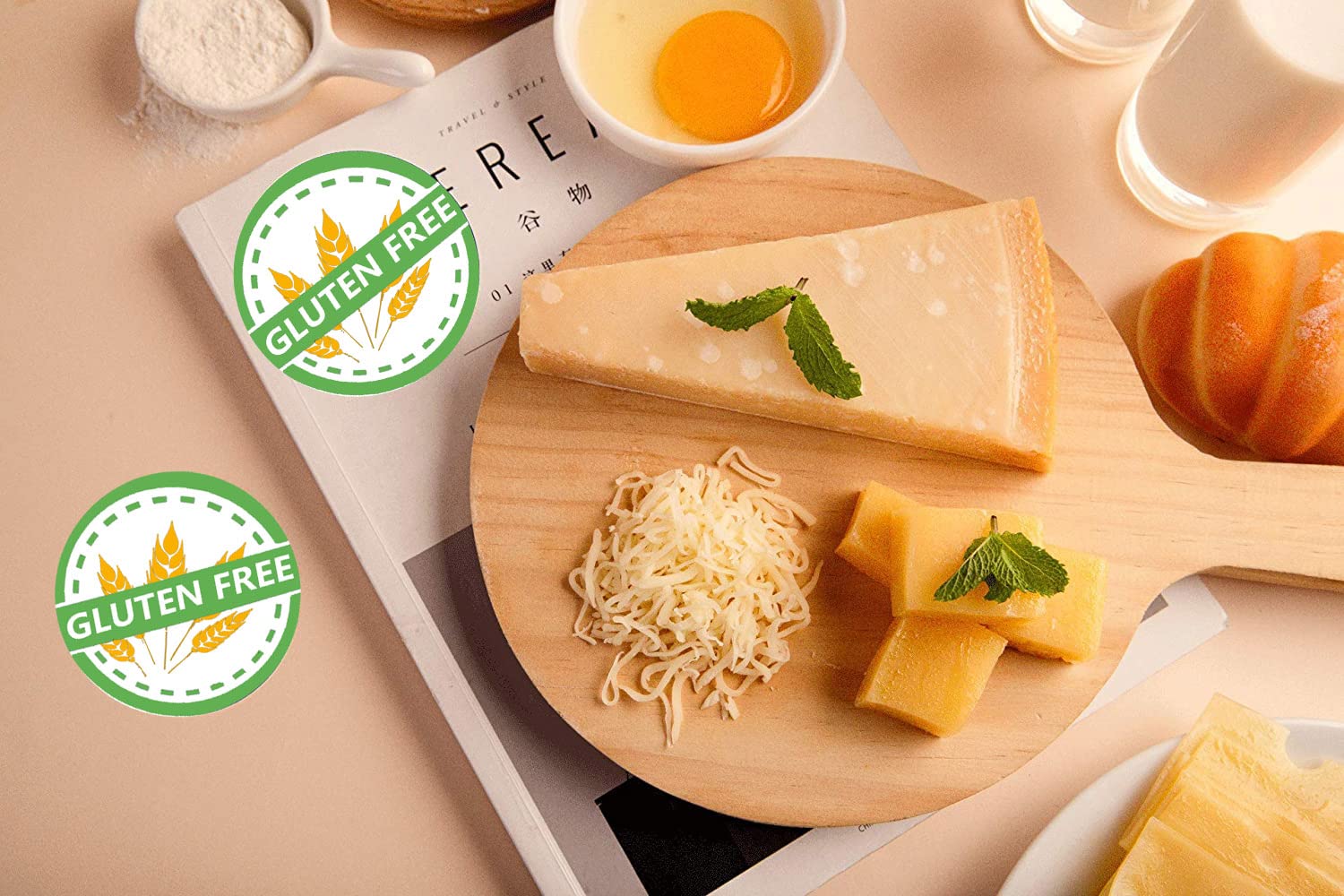 Gluten Free Warning Stickers - 1.5