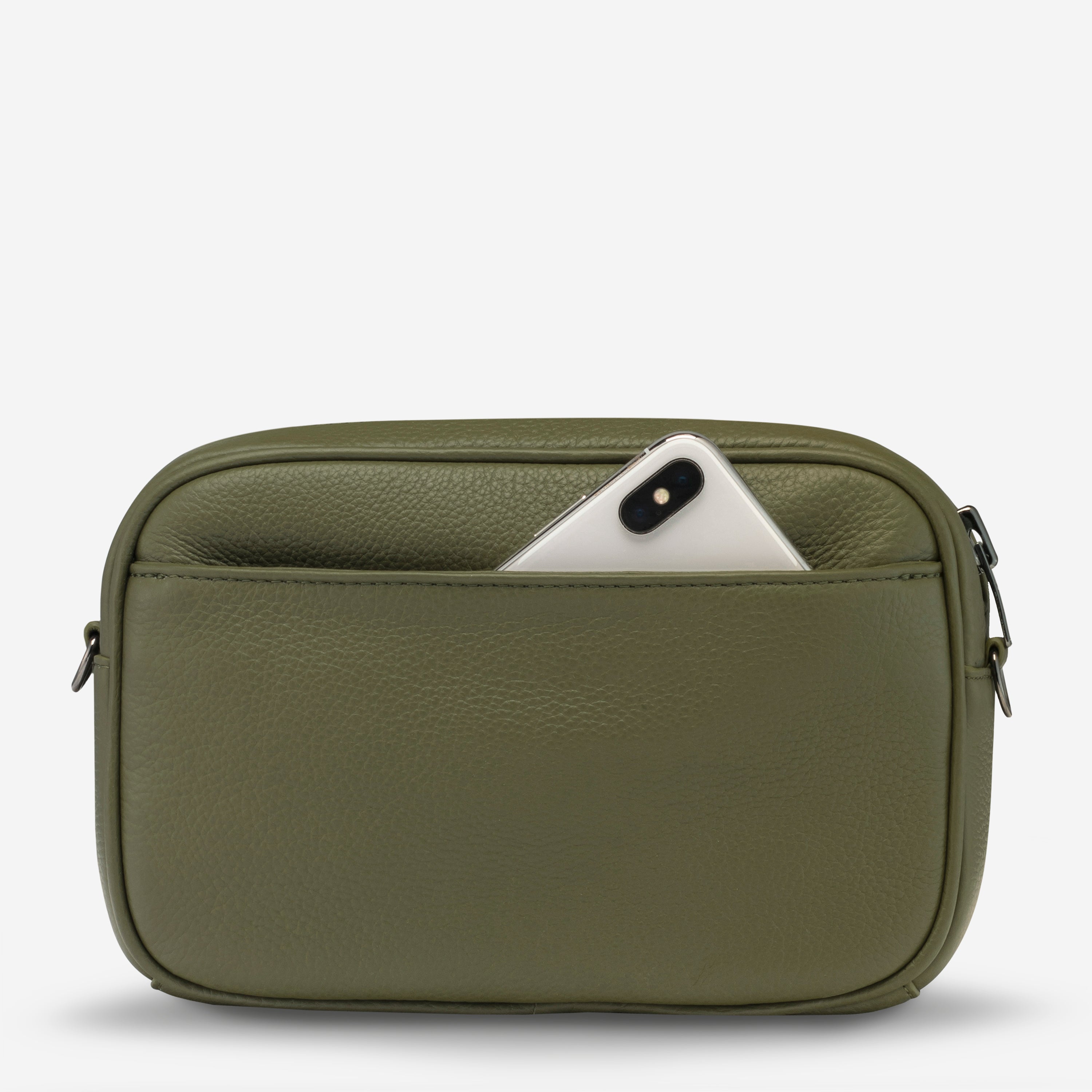 Plunder Bag with Adjustable Webbed Strap - Durable Khaki Crossbody Bag for Women | Perfect for Travel, Shopping & Everyday Use