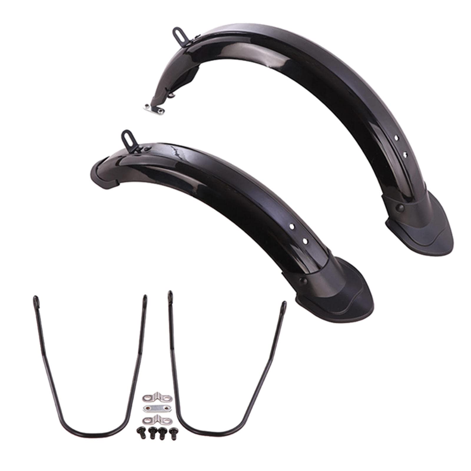 DYNWAVE 12-inch & 14-inch Folding Bike Front & Rear Tire Full Mudguard Set - Perfect for Urban Commuting, Travel & Compact Storage