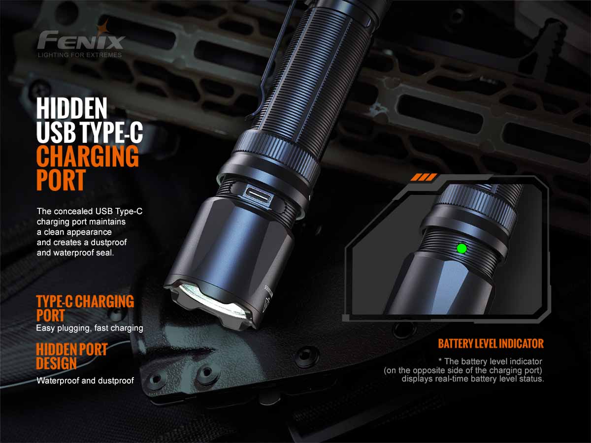 Fenix TK20R V2.0 Tactical Flashlight - 3000 Lumens, Rechargeable, Special Edition Engraved Design for Outdoor, Camping, Hiking & Emergency Use