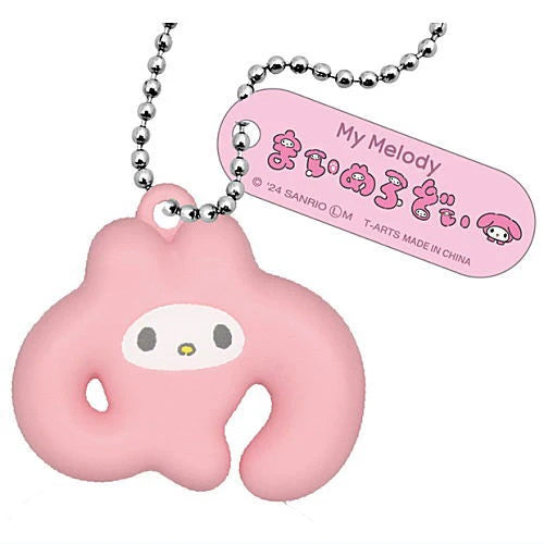 Sanrio Characters Transformation Letter Charm Keychain - Cute 1.5 Inch Anime Keyring for Bags, Backpacks & Gifts | Hello Kitty, My Melody, Cinnamoroll, Pompompurin, Kuromi, Keroppi