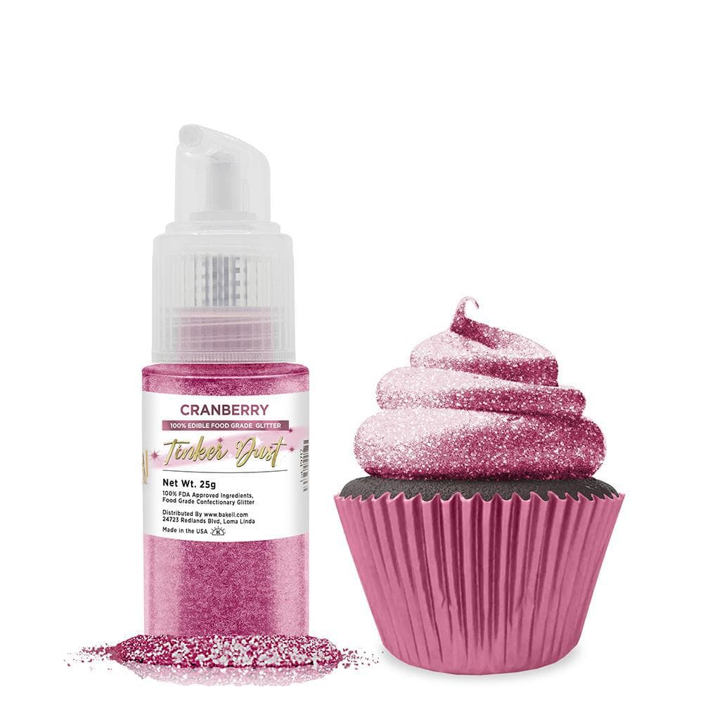 Private Label Cranberry Tinker Dust® Glitter Spray Pump - Bulk Case for DIY Crafts, Party Decorations, Nail Art & Cosmetics
