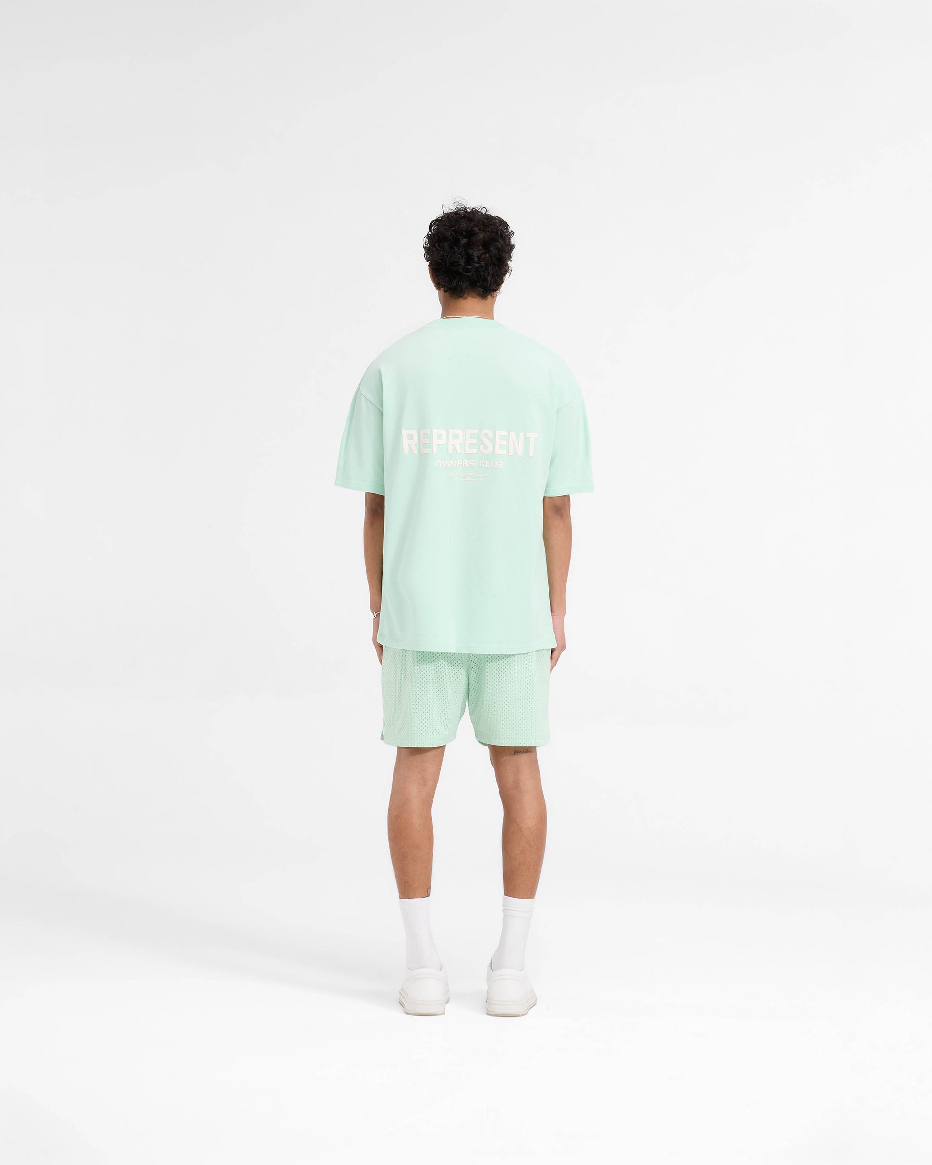 Represent Owners Club Graphic T-Shirt - Soft Cotton Crew Neck Tee for Men & Women - Pistachio Green Casual Streetwear - Perfect for Daily Wear, Gym, and Outings