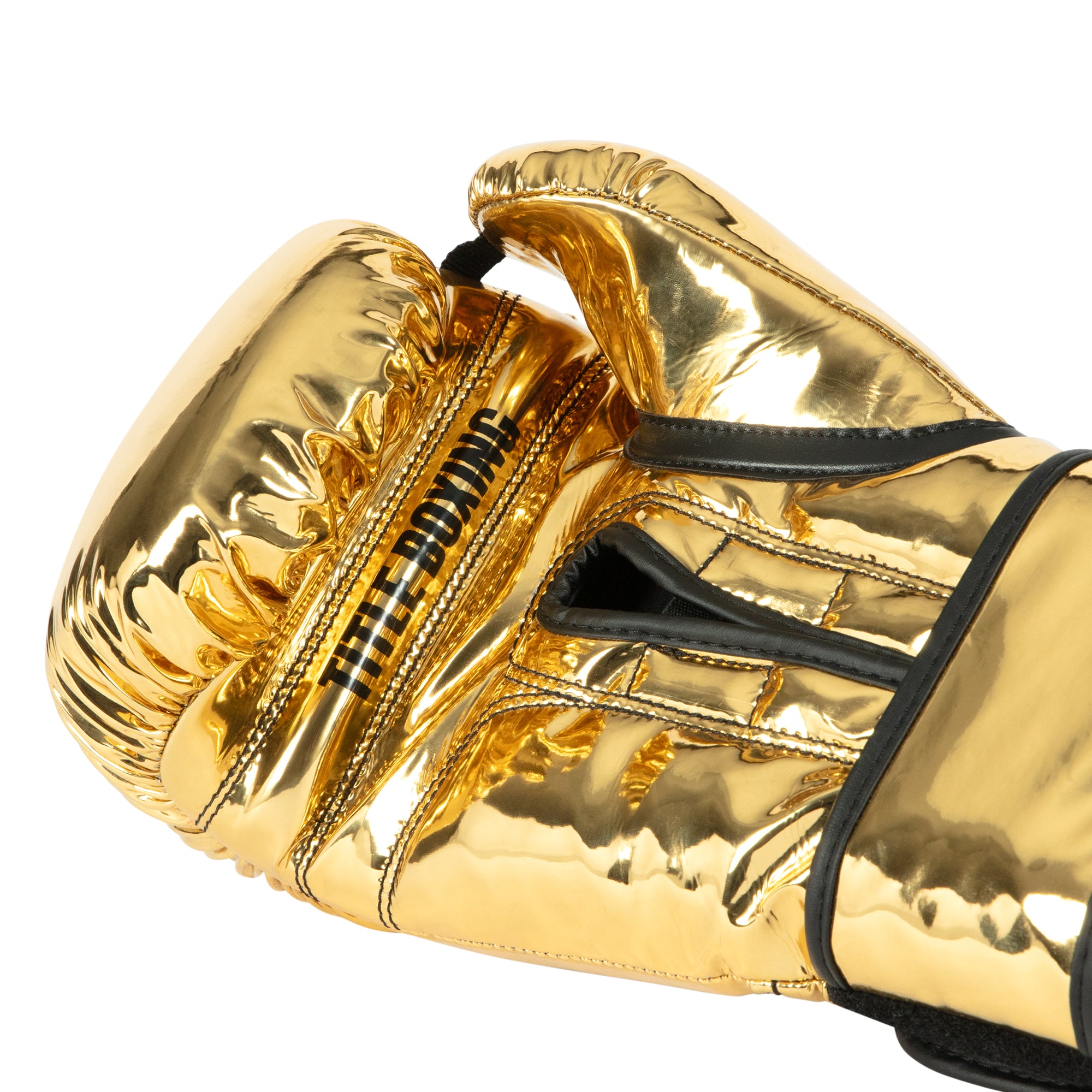 TITLE Boxing Limited Gold Pro Training Boxing Gloves - Premium Leather Boxing Gloves for Men & Women - Ideal for Sparring, Heavy Bag Workouts & MMA Training