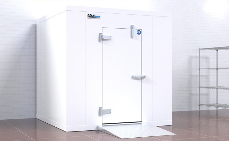 Commercial Walk-In Freezer 6x6 ft with Floor - Heavy Duty Cold Storage for Restaurants, Grocery Stores & Food Businesses