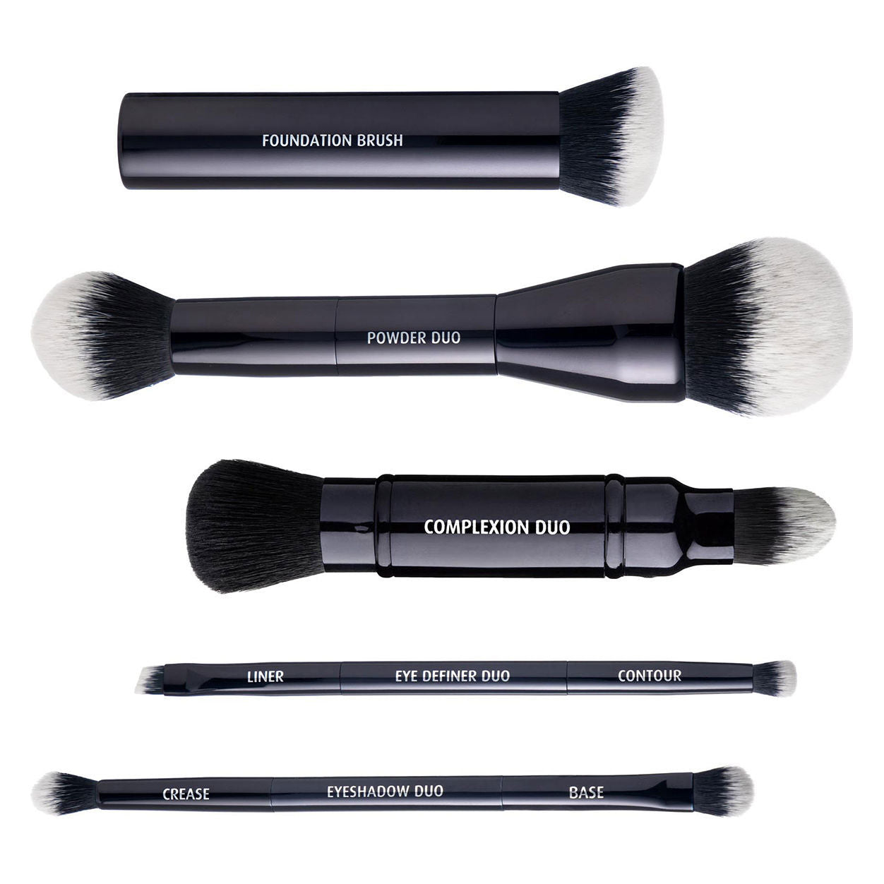 Best Eyeshadow Duo Brush Set - Soft Bristles for Blending & Shading - Perfect for Professional Makeup & Everyday Use