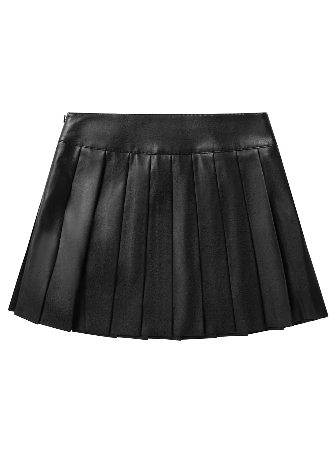Black Leather Mini Skirt for Women - Stretchy Faux Leather Pencil Skirt (Size 7-16) - Perfect for Night Out, Party & Office Wear