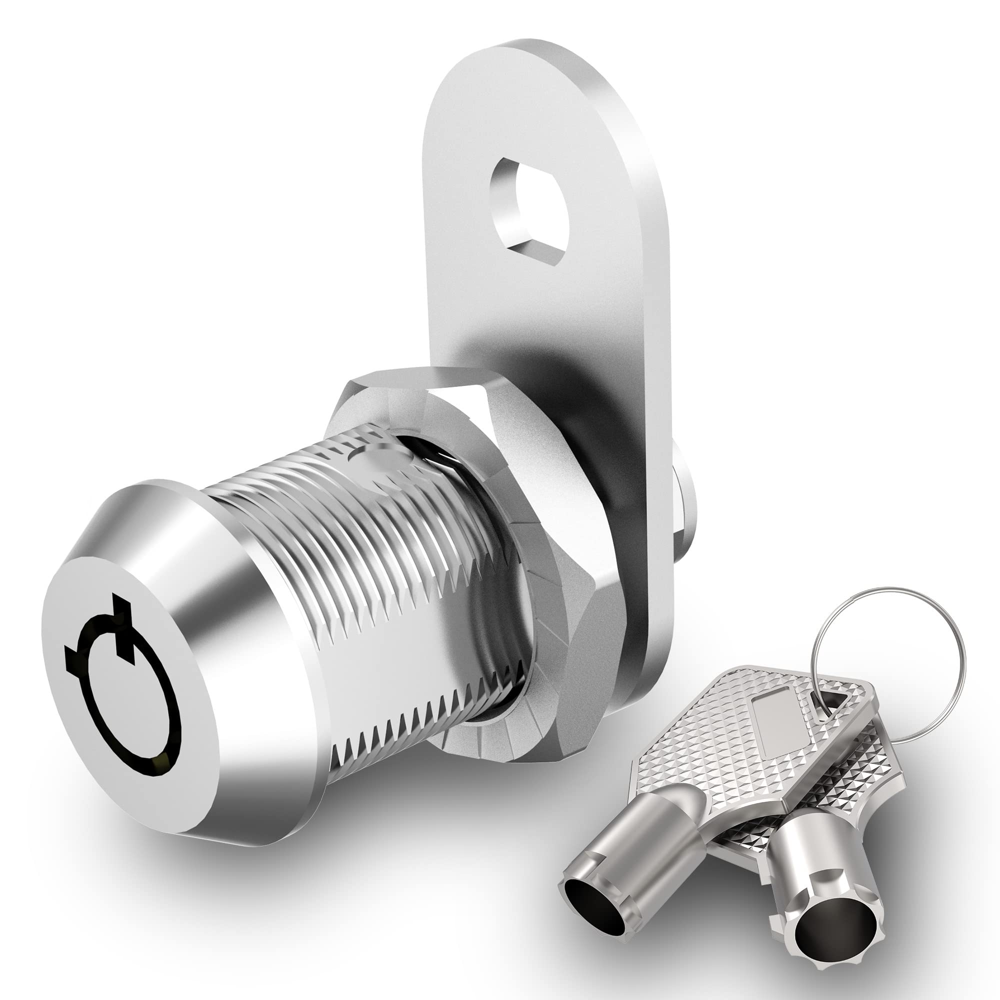 Jayseon 1 Pack Cabinet Locks with Keys - 5/8