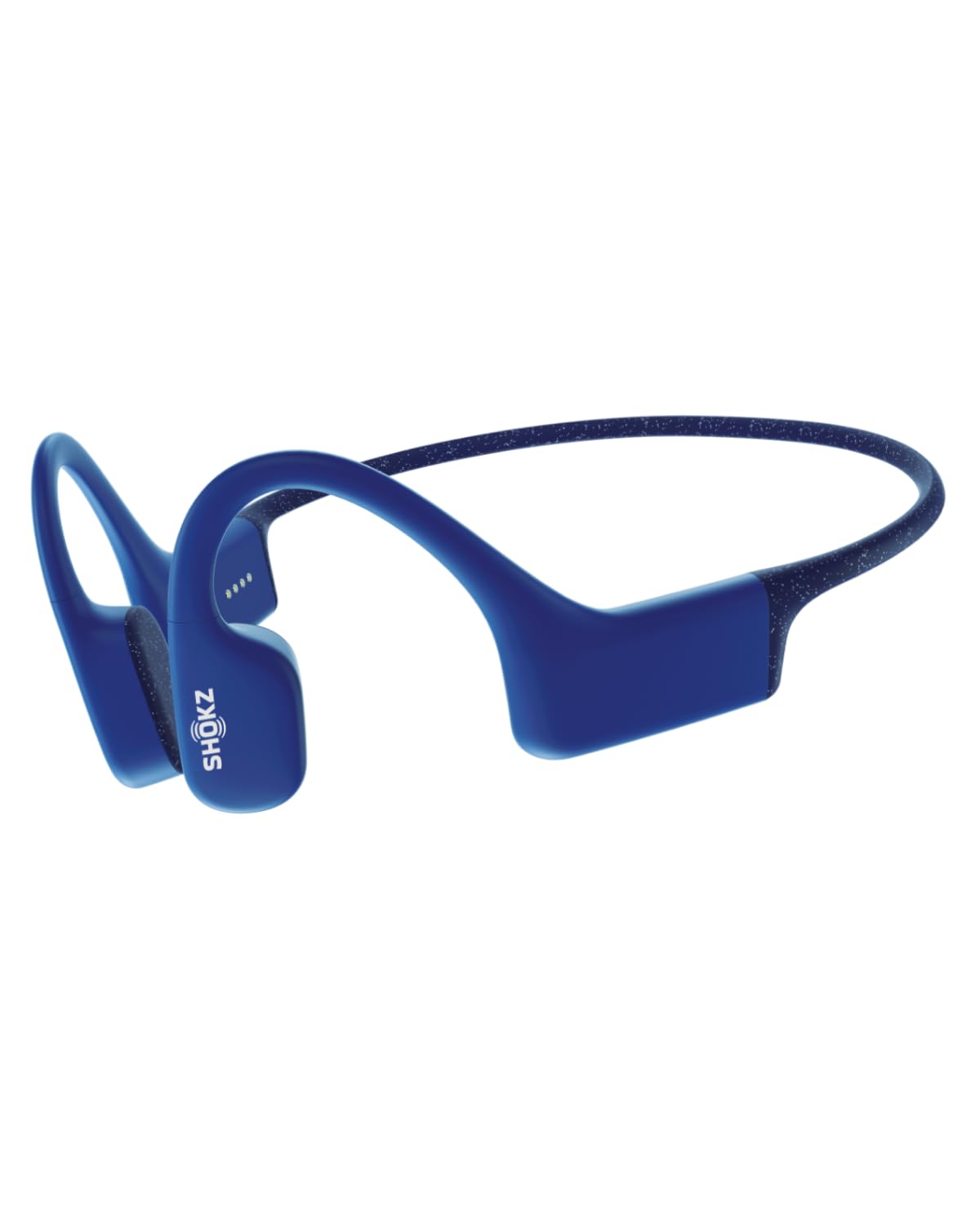 Shokz OpenSwim (Aftershokz Xtrainerz) Waterproof Bone Conduction Headphones for Swimming - Wireless MP3 Player with 4GB Storage, Open-Ear Design, IP68 Rating - Perfect for Lap Swimming, Triathlon Training & Water Workouts (Blue)