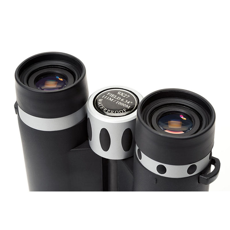 Zhumell 9x27 FMC Roof Prism Binoculars - Compact & Lightweight for Bird Watching, Hiking, and Travel - ZHUV010 1