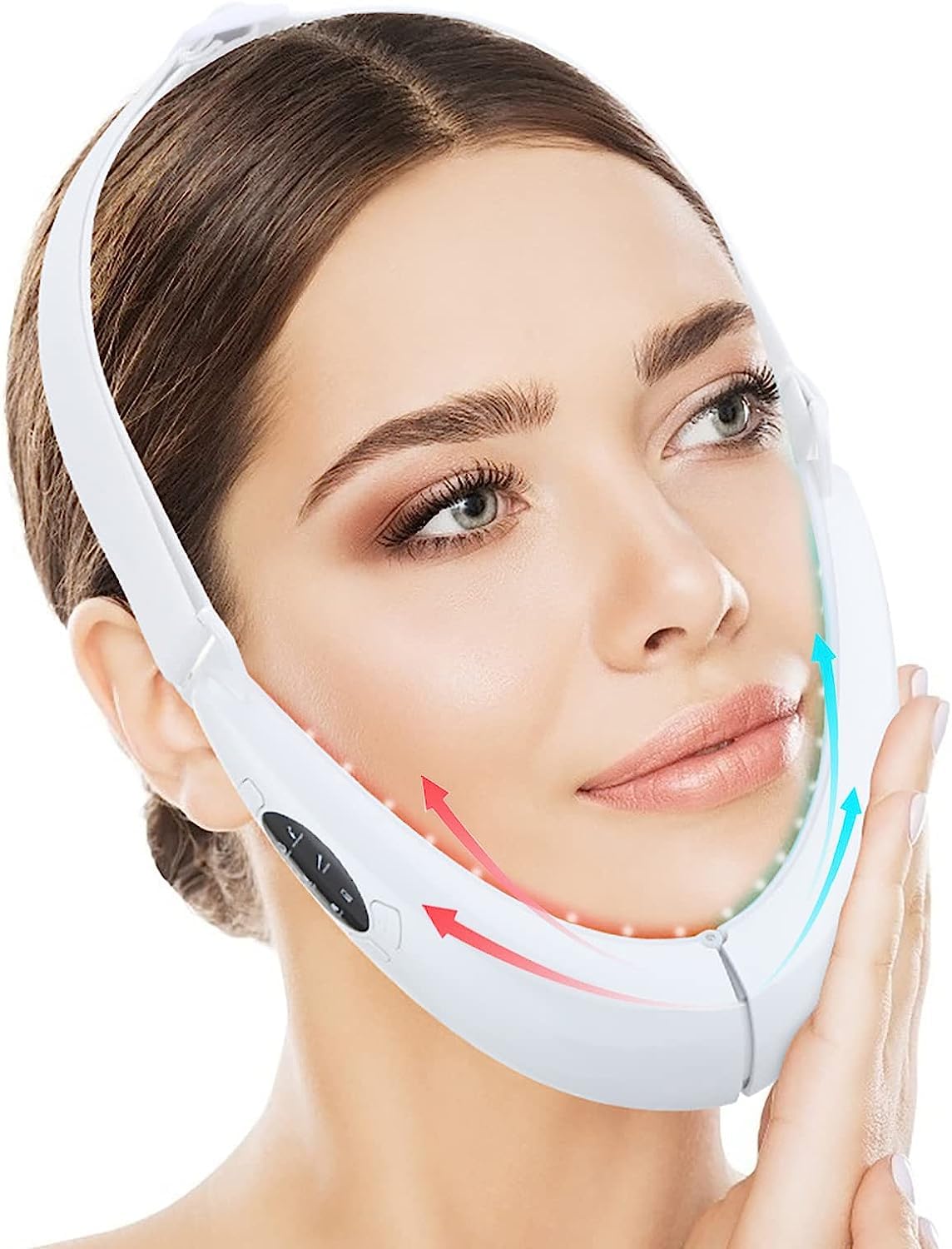 Electric V-Face Lifting Massager - Microcurrent Facial Slimming Device for Jawline Contouring & Skin Tightening | At-Home Beauty Instrument for Anti-Aging & Facial Rejuvenation | Perfect for Spa Days & Self-Care Routines