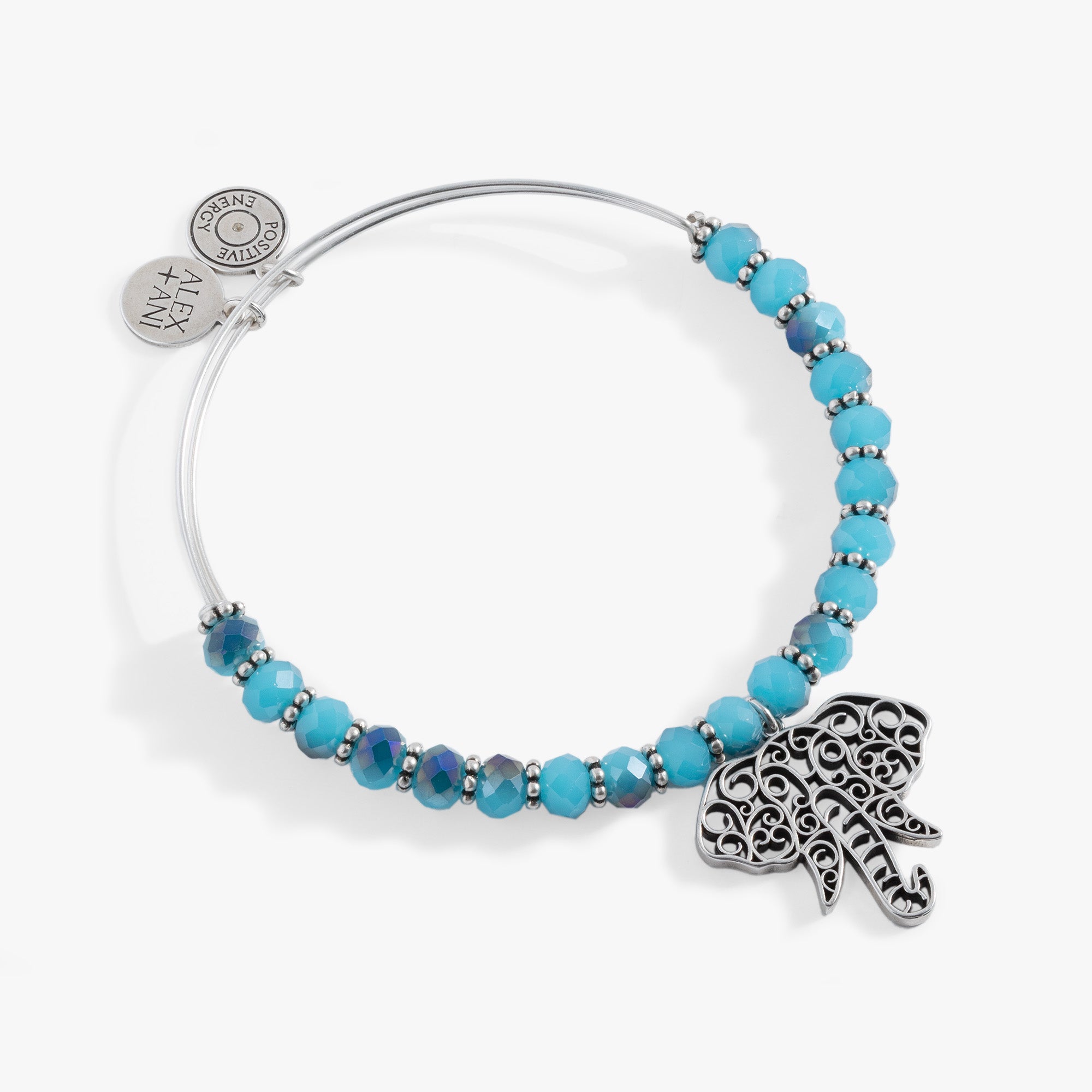 Exquisite Beaded Filigree Elephant Bangle Bracelet - Handmade Silver Jewelry for Women - Perfect for Boho Fashion, Festival Wear & Gift Giving