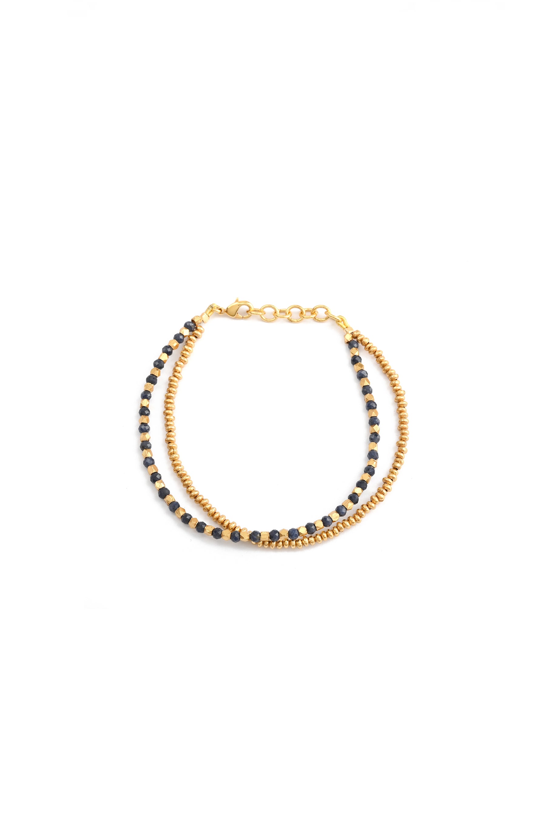 Husk Isha Gold Bracelet for Women - Elegant Boho Beaded Handmade Jewelry for Everyday Wear & Special Occasions