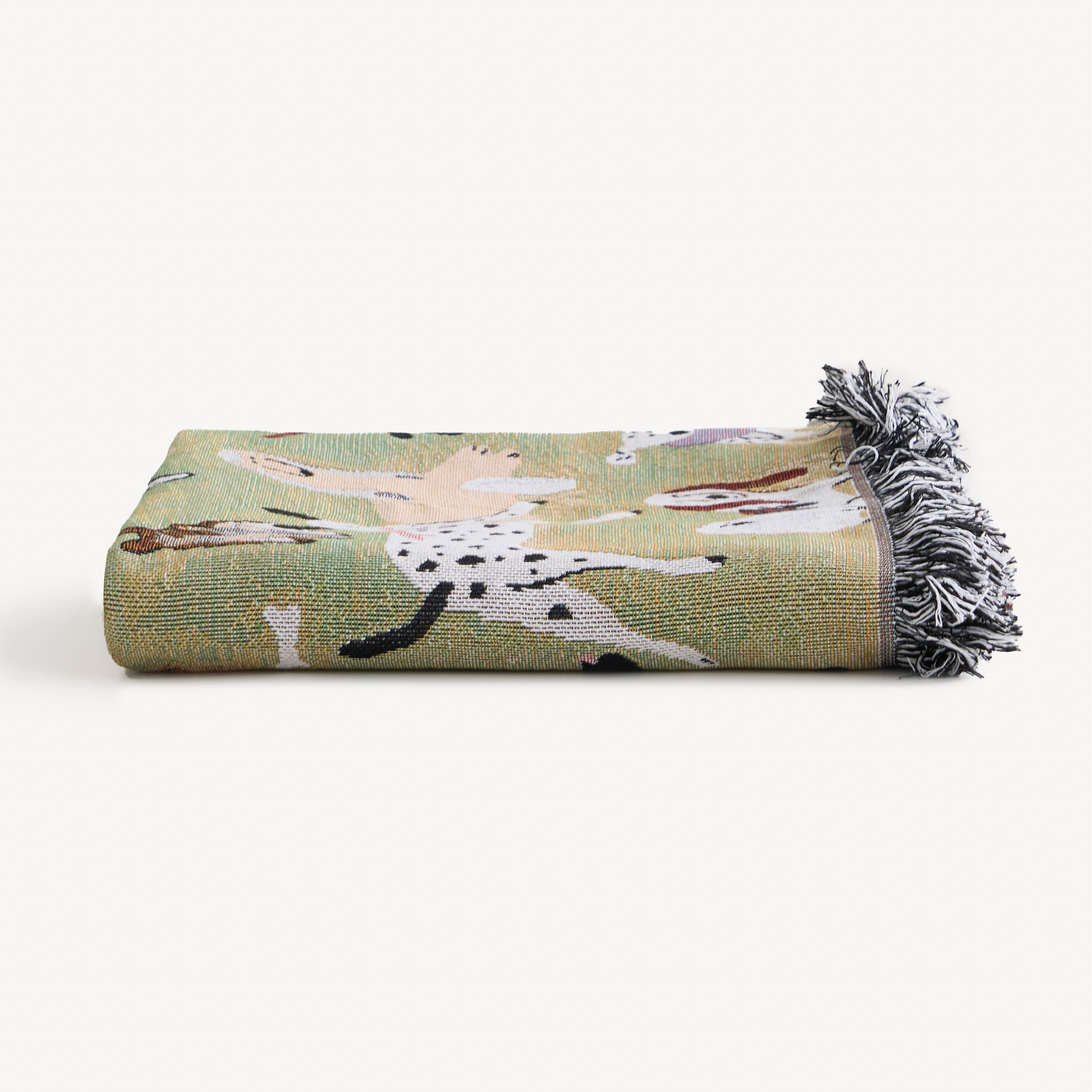 Happy Pets Throw Blanket - Soft Cozy Pet Blanket for Dogs & Cats - Perfect for Cuddling, Sofa, Bed & Travel Use