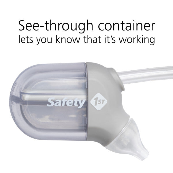 Safety 1st BoogEase Nasal Aspirator for Babies - Gentle & Effective Newborn Nasal Suction Bulb - Perfect for Congestion Relief & Cold Comfort