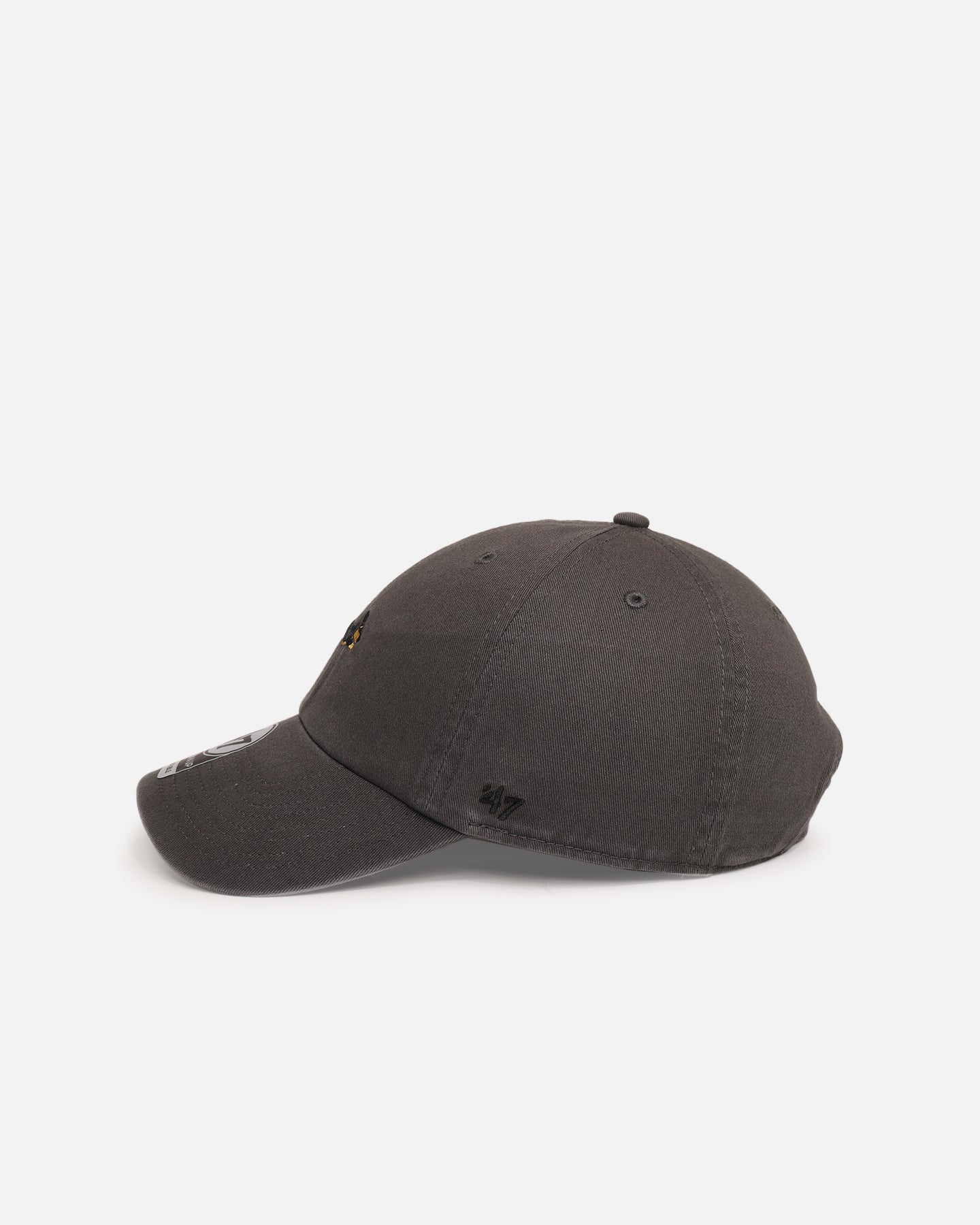 47 Brand Dachshund Dog Collection Adjustable Strapback Hat - Charcoal Grey for Casual Wear & Outdoor Activities