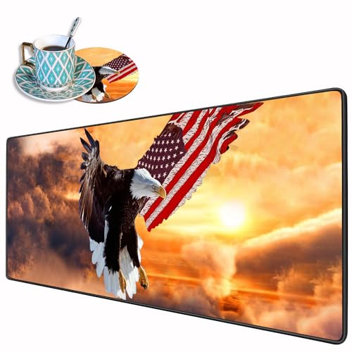 American Flag Bald Eagle